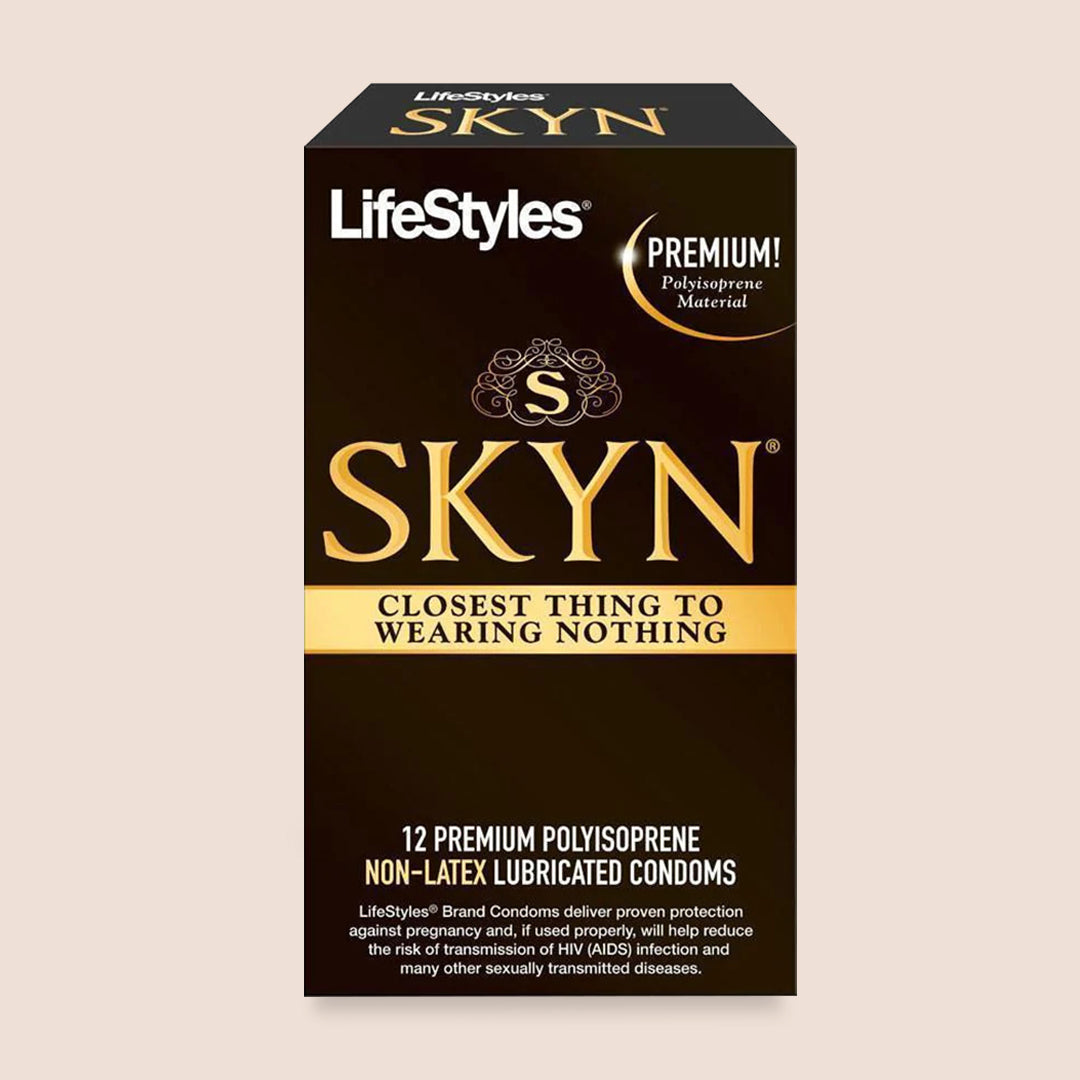 LifeStyles Skyn Elite Non-Latex Condoms - 12 Pack Ultra Thin for Enhanced Sensitivity & Protection | Perfect for Couples & Safe Intimacy