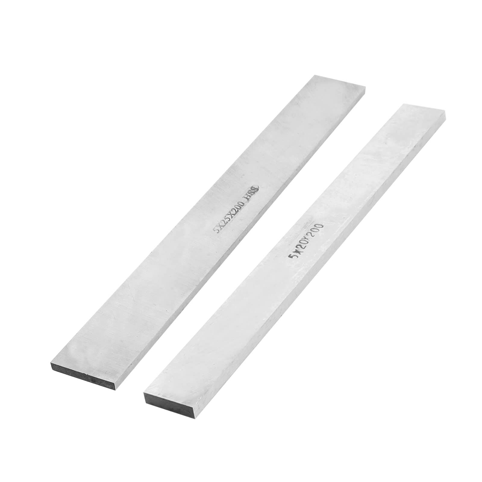 High-Speed Steel Lathe Tool Bit Set - 5mmx25mmx200mm & 5mmx20mmx200mm Boring Cutter for Metal Turning - Perfect for DIY Lathe Projects, Metalworking, and Workshop Tool Replacement