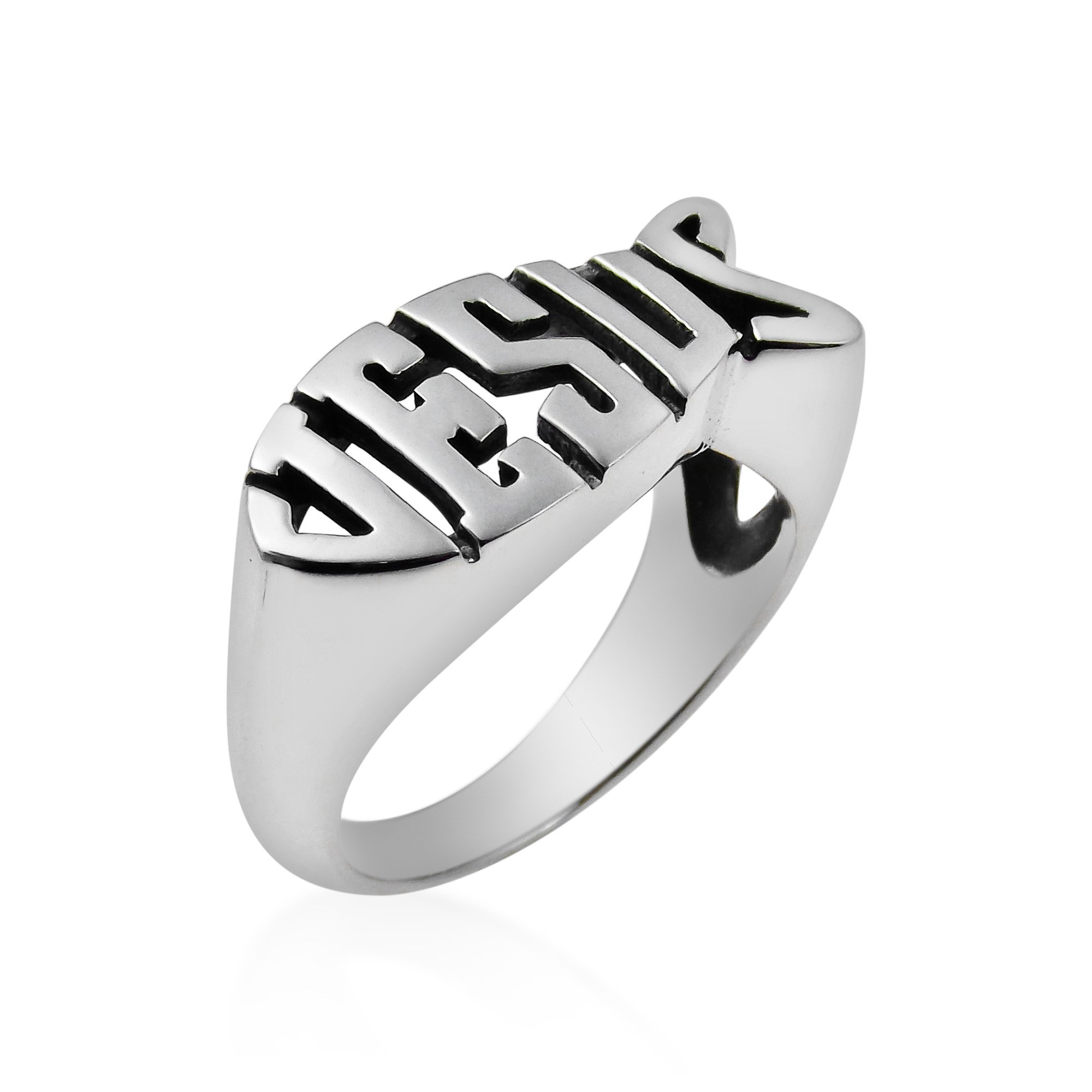 AeraVida Jesus Fish Ichthys Christian Symbol .925 Sterling Silver Ring for Women - Tiny Wedding Band, Trendy Comfort Fit Religious Jewelry - Sizes 6-12 - Perfect for Daily Wear, Church, Baptism & Spiritual Gifts