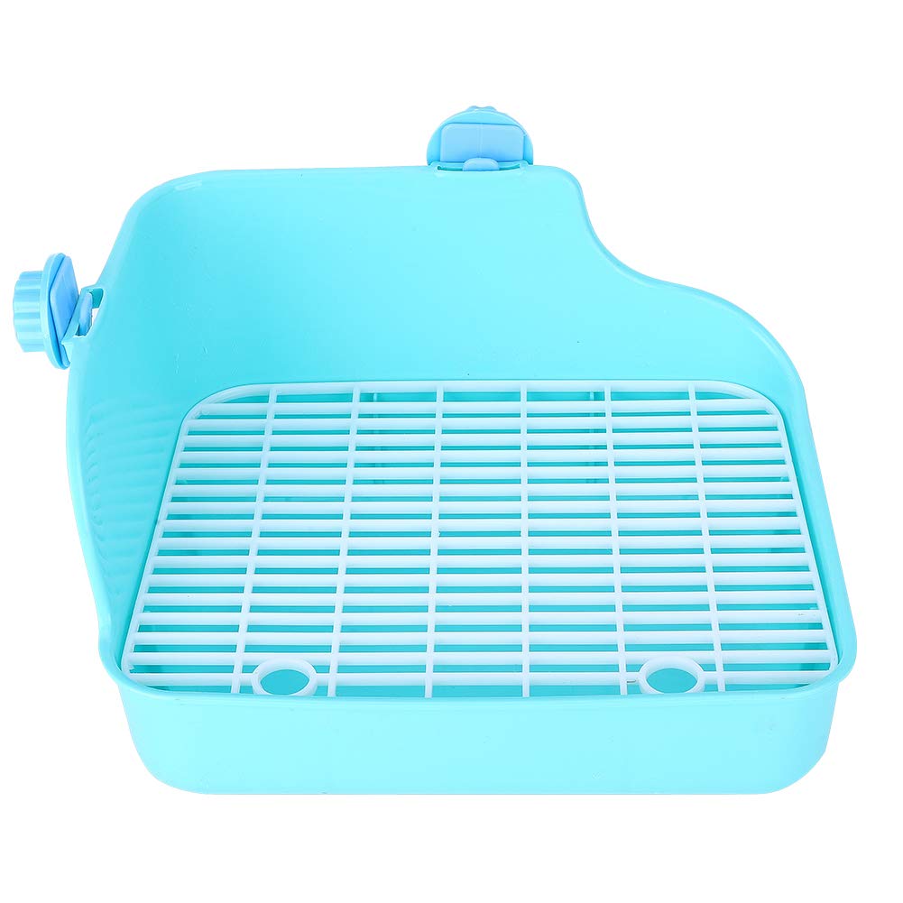 Sturdy Rabbit Litter Box Toilet - Durable Small Animal Litter Pan for Rabbits, Guinea Pigs, Chinchillas & Ferrets - Perfect for Cage Training and Indoor Pet Care