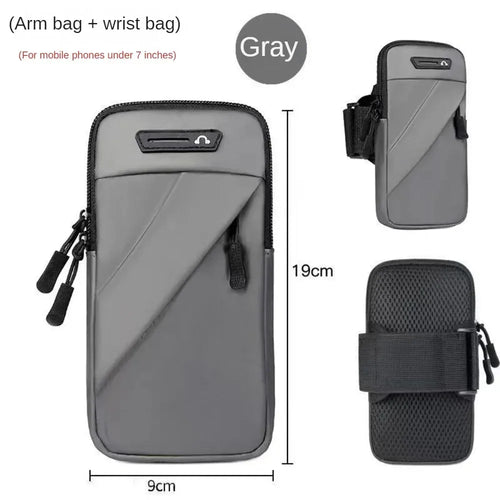 Waterproof Running Armband for iPhone & Android Phones - Adjustable Reflective Phone Holder with Headphone Port - Perfect for Jogging, Gym Workouts & Outdoor Activities