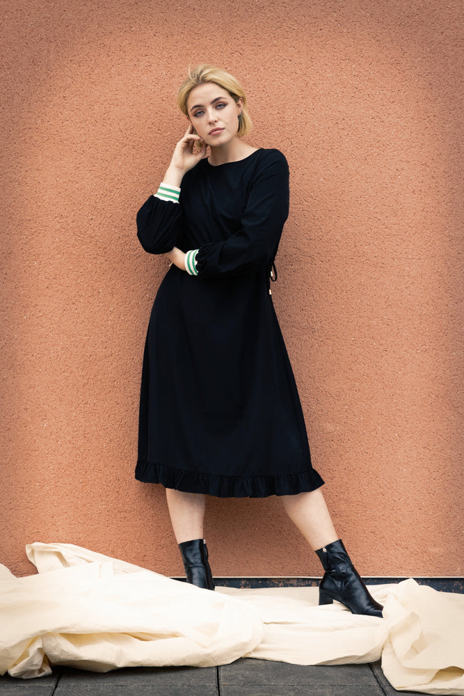 Elegant Diana Black Dress for Women - Perfect for Evening Parties, Weddings & Special Occasions