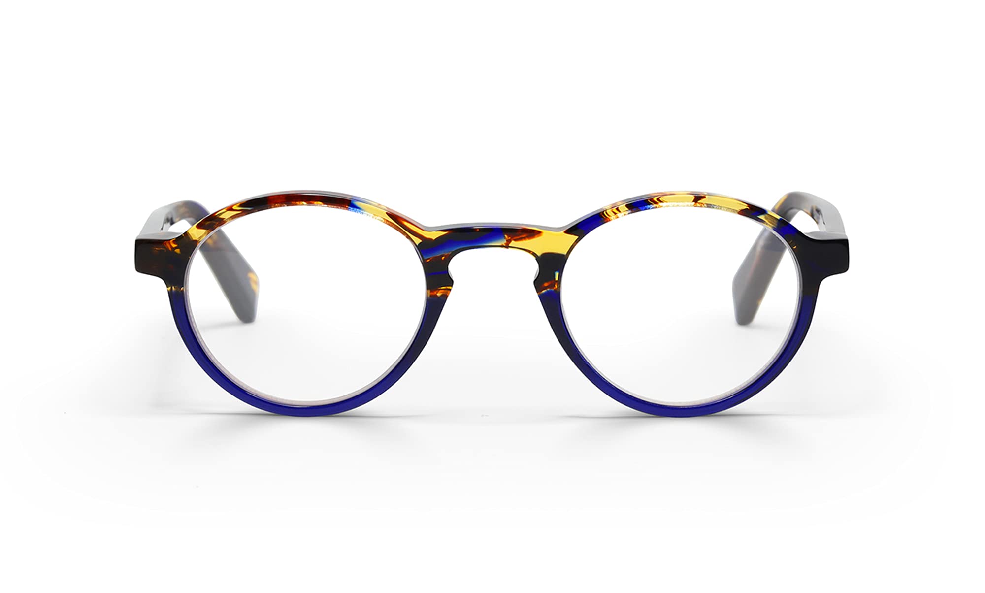 eyebobs Board Stiff Wide Premium Unisex Reading Glasses for Men & Women | Round Frame Readers for Wide Faces | Perfect for Reading, Computer Work & Fashion Accessories
