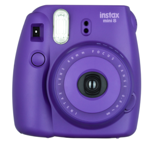 Fujifilm INSTAX Mini 8 Instant Camera (Grape Purple) - Portable Polaroid Camera for Travel, Parties & DIY Photo Albums - Best Gift for Teens & Photography Lovers