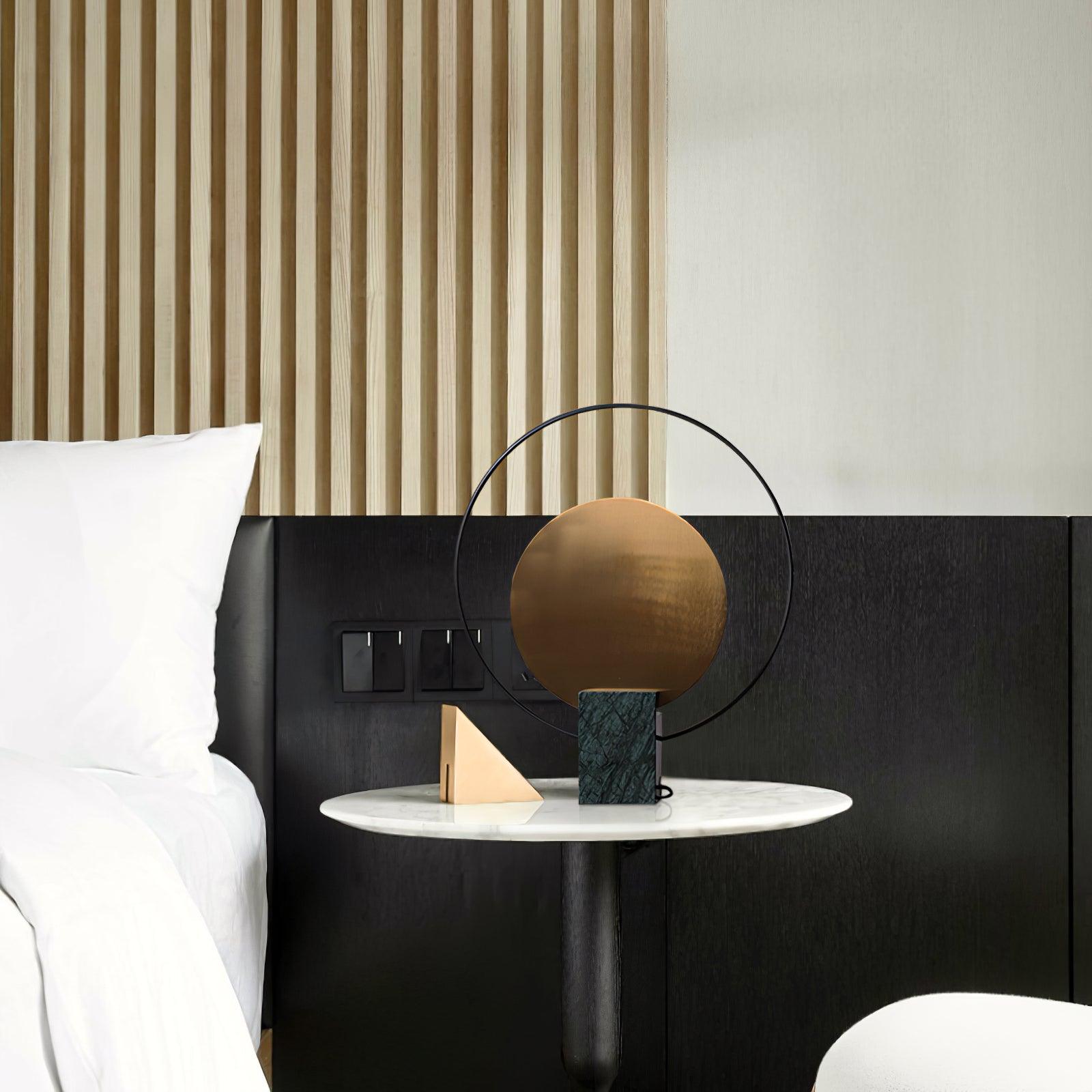 Amos Camden Table Lamp - Modern LED Bedside Lamp with USB Port & Touch Control for Bedroom, Living Room, Office - Warm White & Cool White Light Options