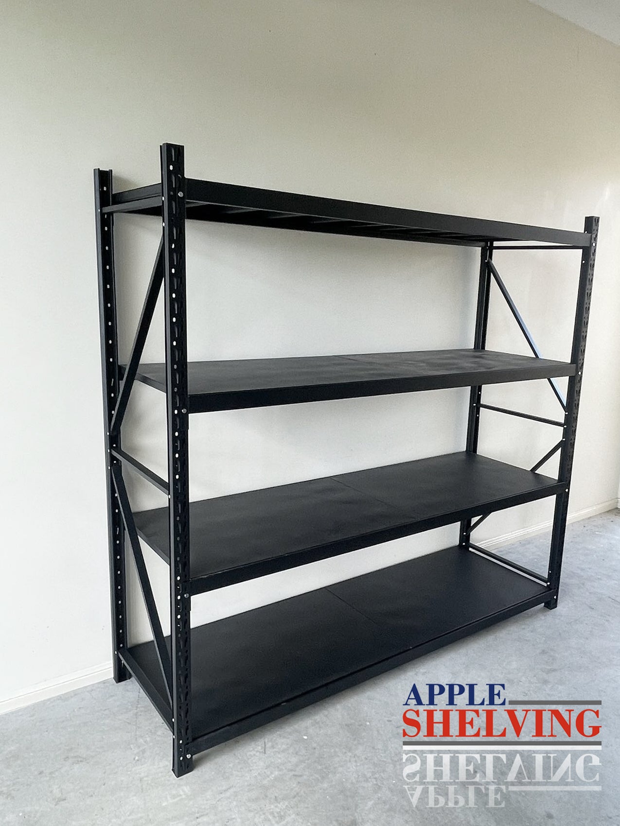 Heavy Duty 2m x 2m x 0.6m Steel Shelving Unit - 800KG Capacity (WxHxD) | Perfect for Warehouse Storage, Garage Organization & Industrial Shelving Solutions