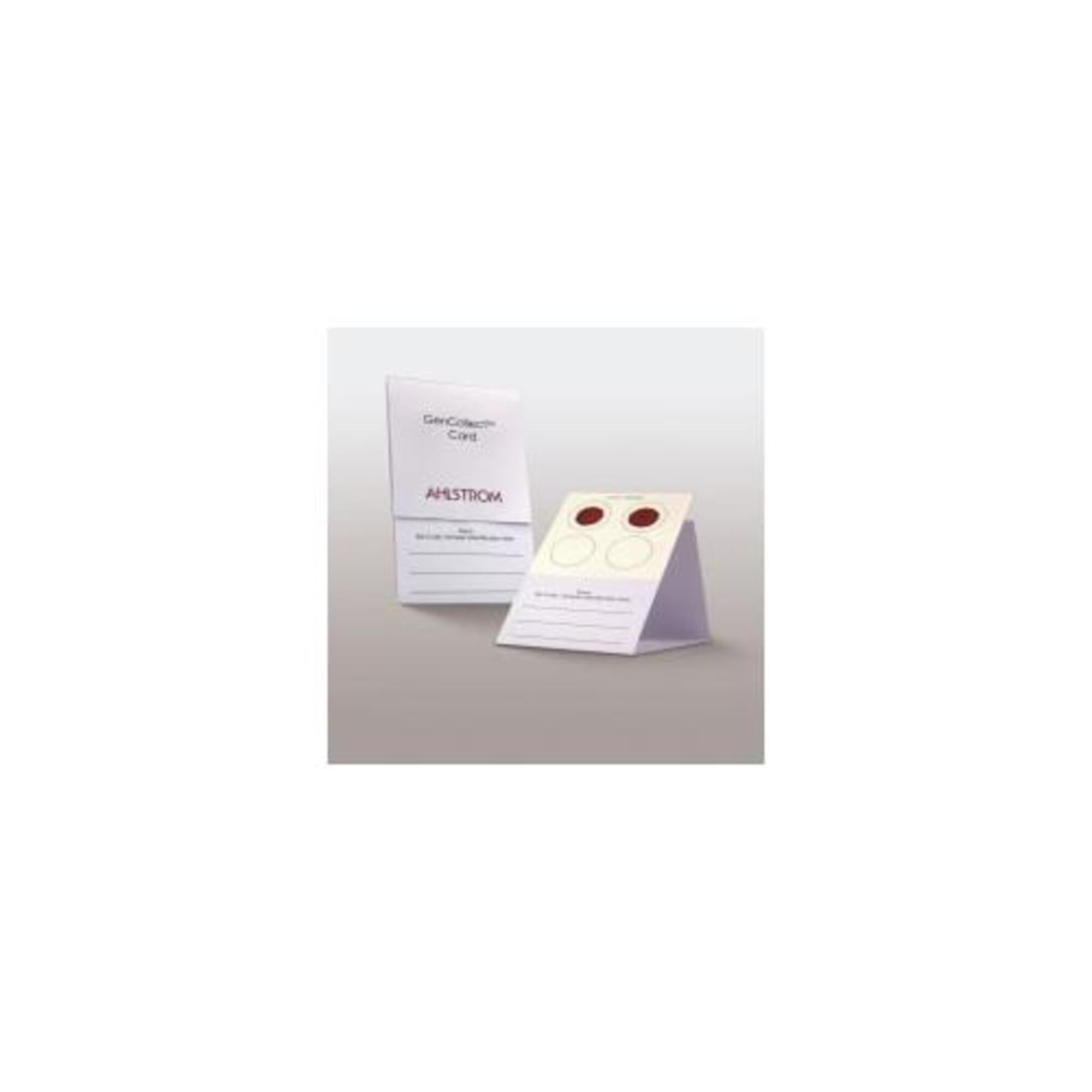 Borosilicate Glass Specimen Collection Card - GenCollect 100-Pack for DNA, Blood & Urine Samples | Lab & Home Testing Use