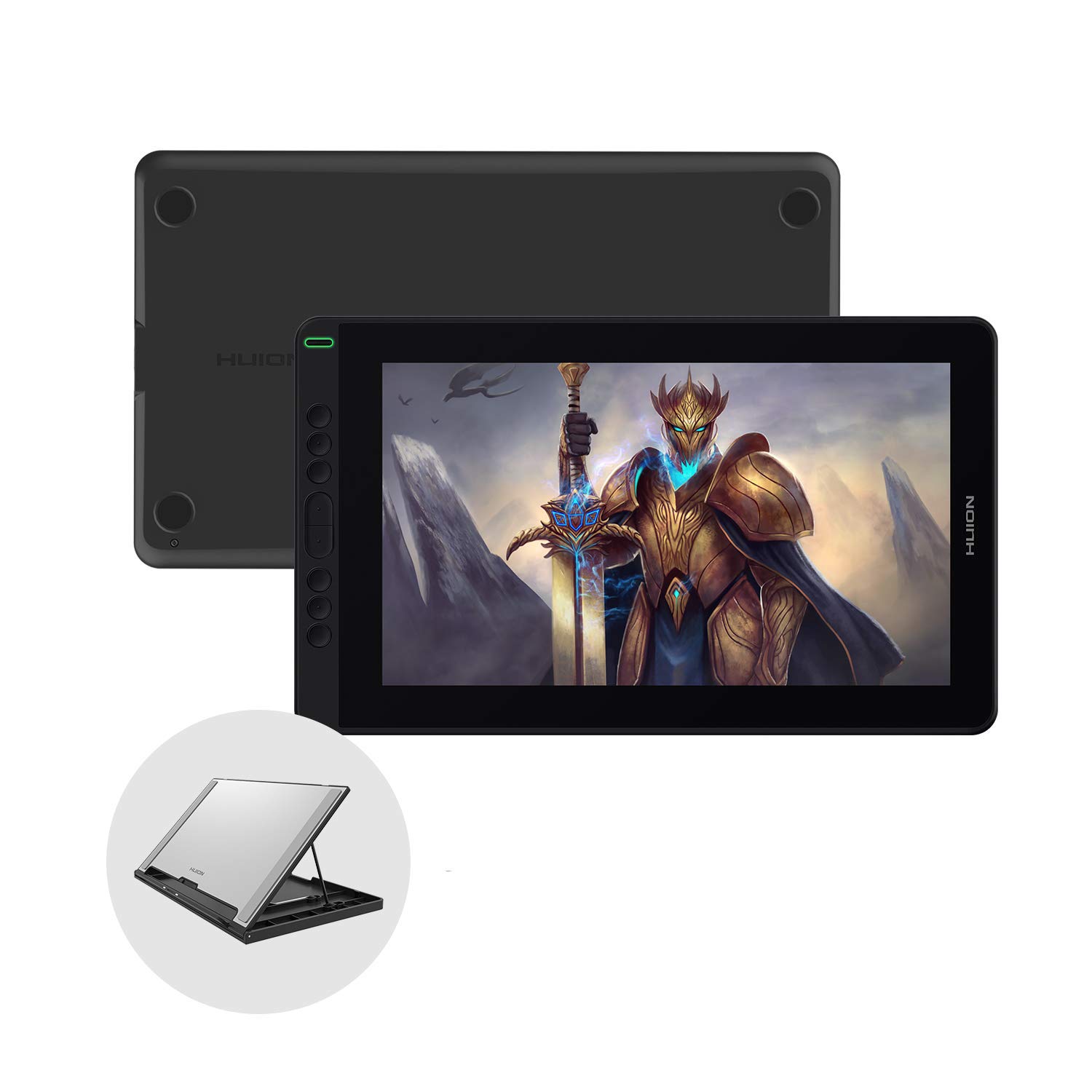 HUION Kamvas 13 13.3-inch Graphic Drawing Tablet with Tilt Function, Battery-Free Stylus, 8192 Pressure Levels & Adjustable Stand - Perfect for Digital Art, Animation, Remote Work & Online Education