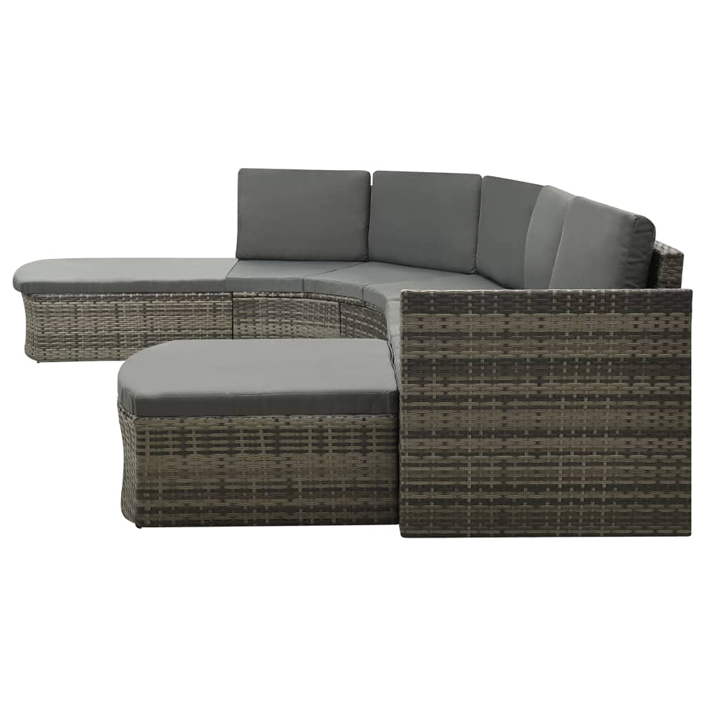Premium 4-Piece Poly Rattan Patio Dining Set with Cushions - Weather-Resistant Outdoor Furniture for Garden, Backyard, Poolside & Terrace - Perfect for Al Fresco Dining & Relaxation