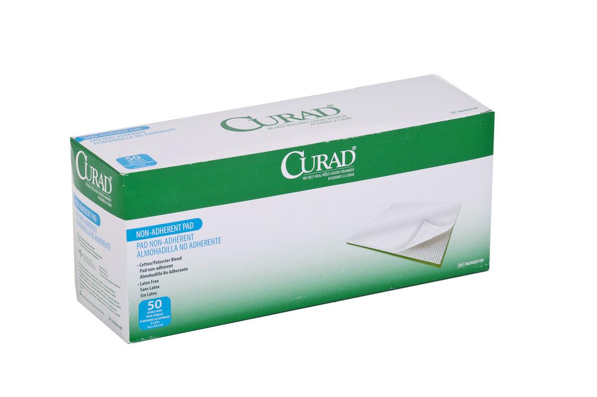 Non-Adherent Sterile Wound Dressing Pads - Assorted Sizes (2x2, 3x3, 4x4 Inches) for First Aid, Burns & Post-Surgical Care