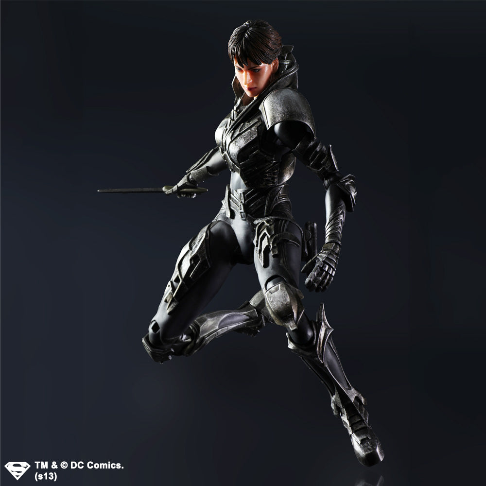 DC Universe Superman Man of Steel Faora Ul Variant Play Arts Kai Action Figure - Premium Collectible Toy for Superhero Fans, Display & Photography