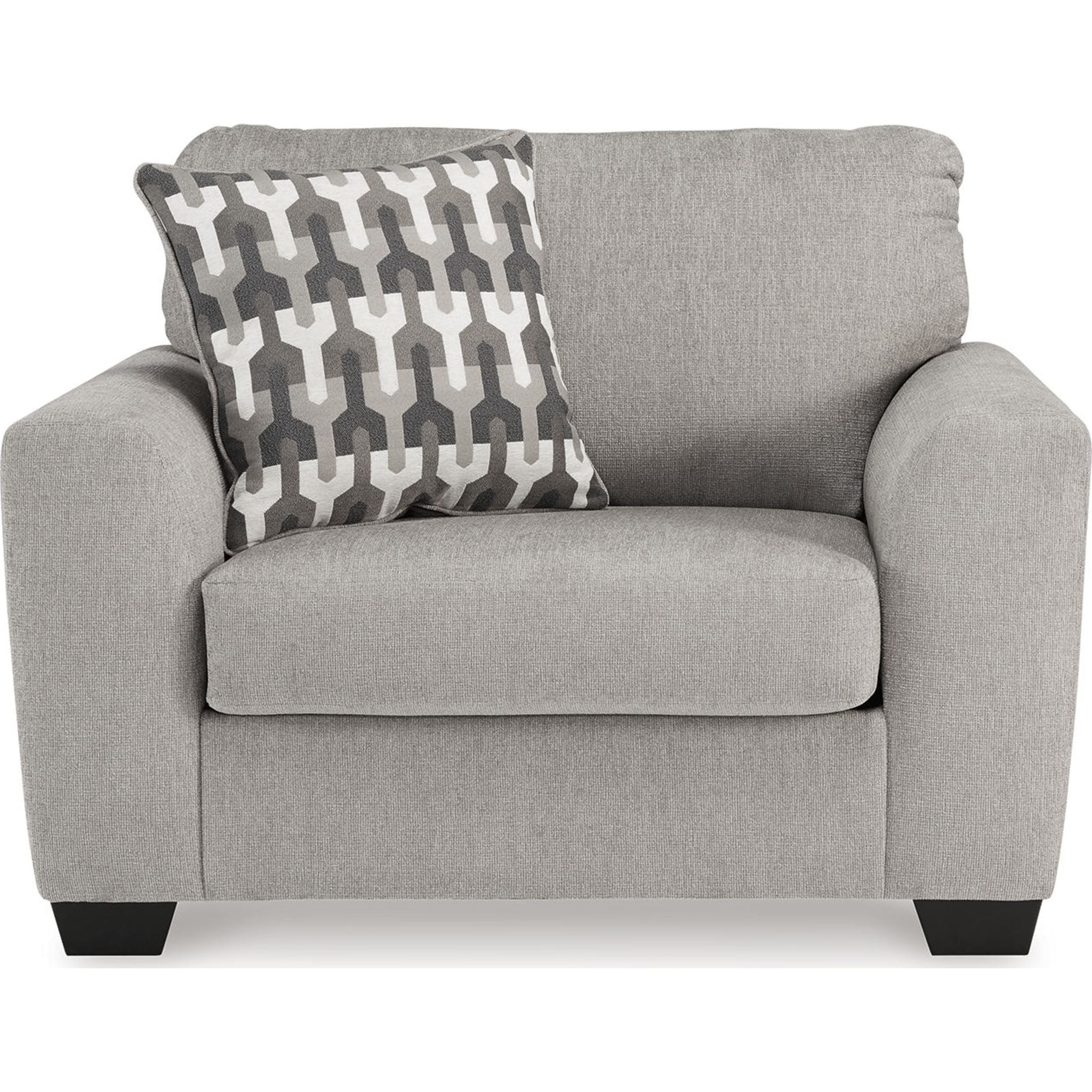 Comfortable Oversized Flannel Chair for Living Room - Avenal Park Cozy Lounge Chair for Relaxing, Reading & Movie Nights