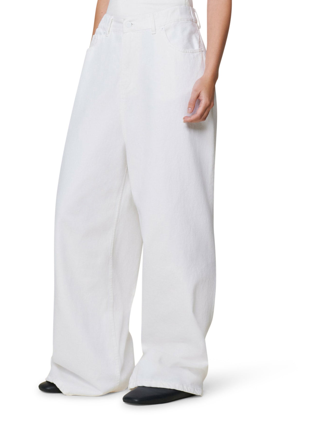 Paloma White Denim Jeans for Women - High Waist Slim Fit Stretch Skinny Jeans | Casual & Chic Style for Everyday Wear, Office, and Date Nights
