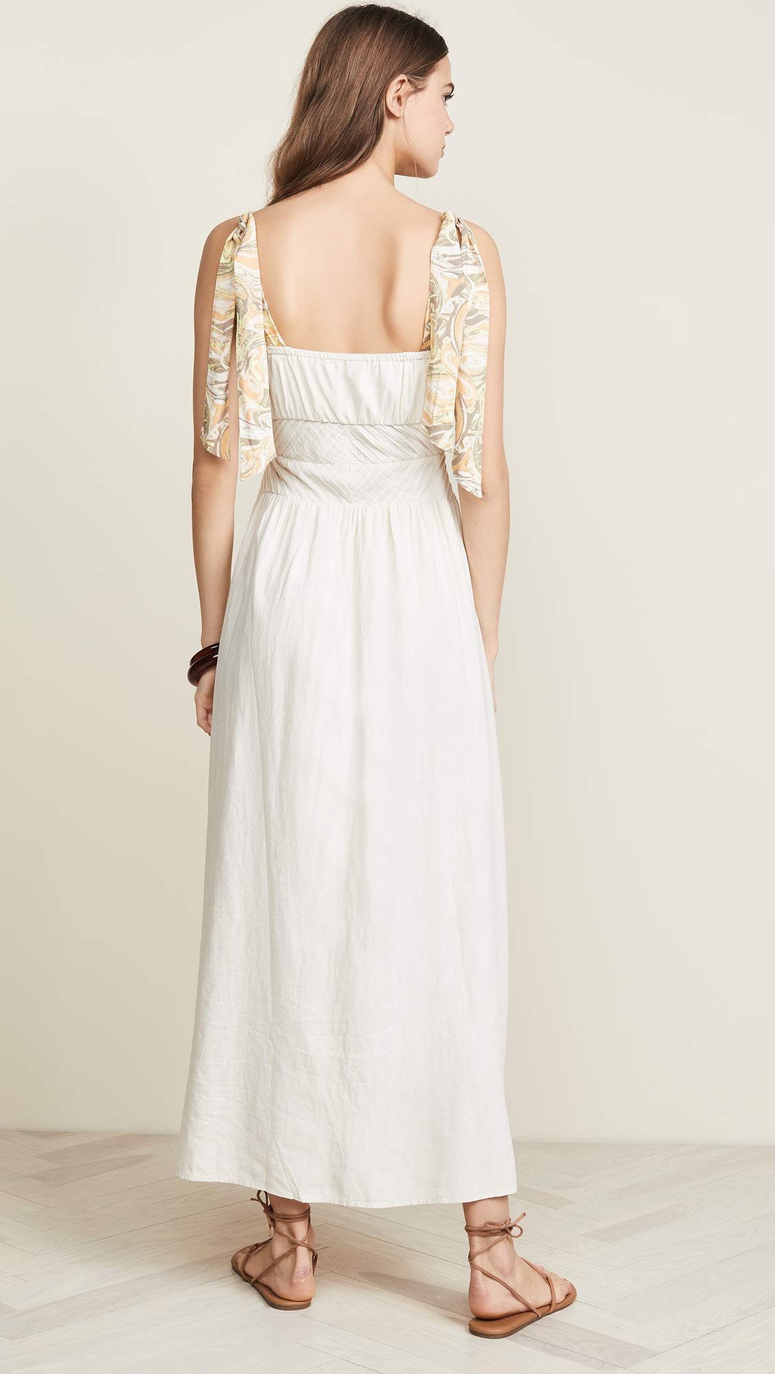 Free People Women's Santorini Maxi Dress - Flowy Boho Summer Beach Dress for Vacations, Weddings & Festivals