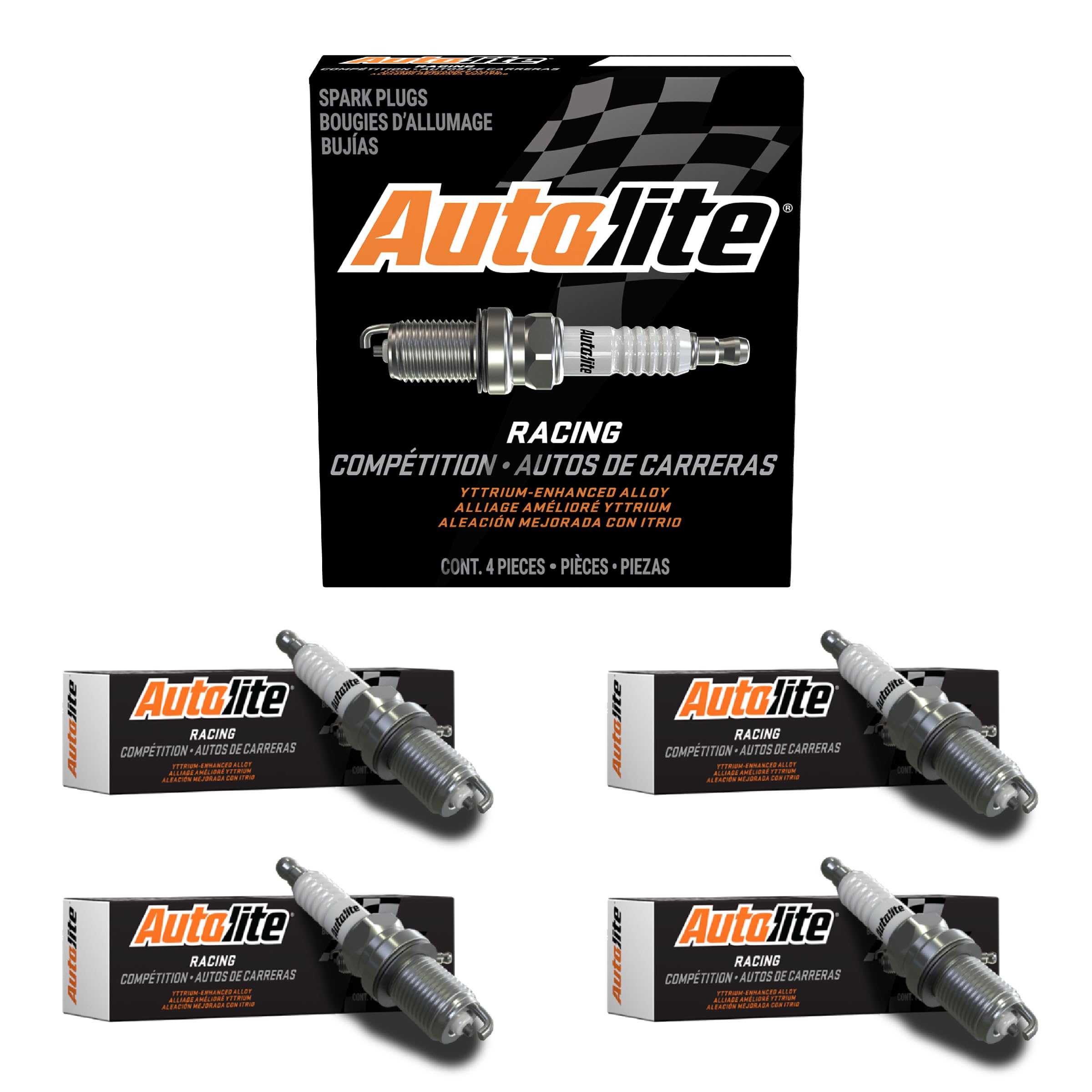Autolite AR23 High Performance Racing Resistor Spark Plug - Single Pack | Ideal for Racing Cars, High-Performance Engines & Off-Road Vehicles