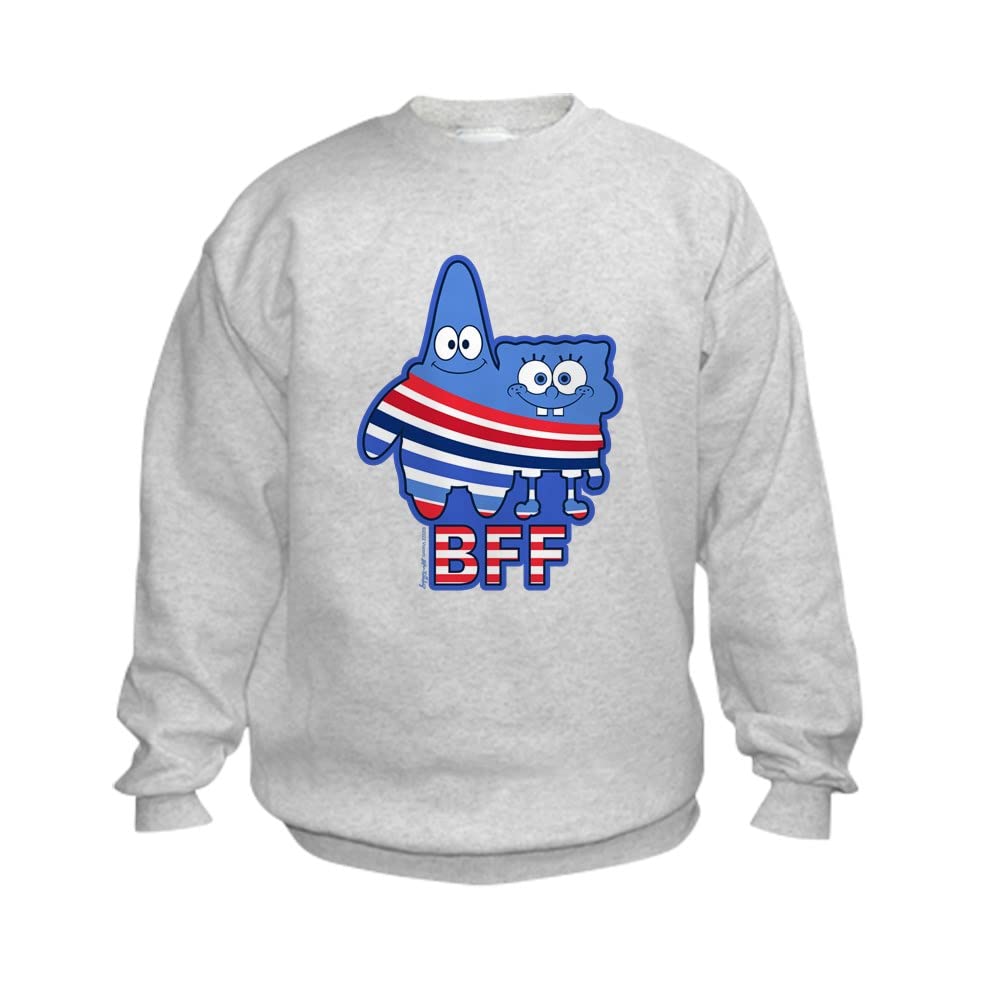 Spongebob Squarepants BFF Kids Sweatshirt - Cute Cartoon Character Pullover Hoodie for Boys & Girls | Perfect for Birthday Gifts, School Wear & Casual Outfits