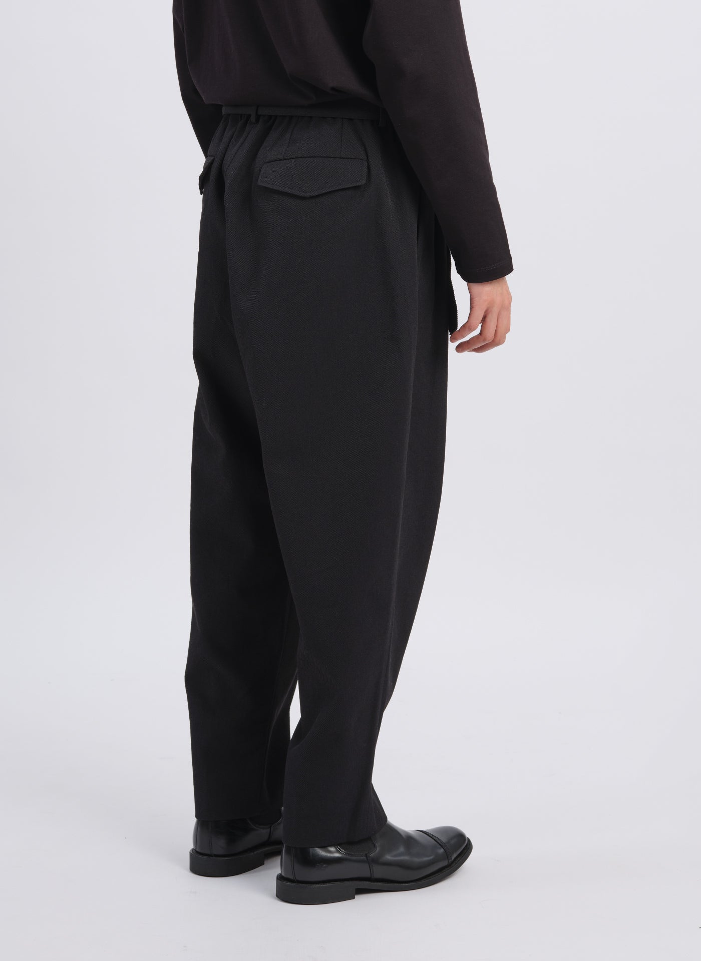 Solotex Gabardine Work Pants - Wide Tapered Fit for Men - Durable Office & Business Casual Trousers [Size 12] - Perfect for Professional Workwear & Smart Office Attire