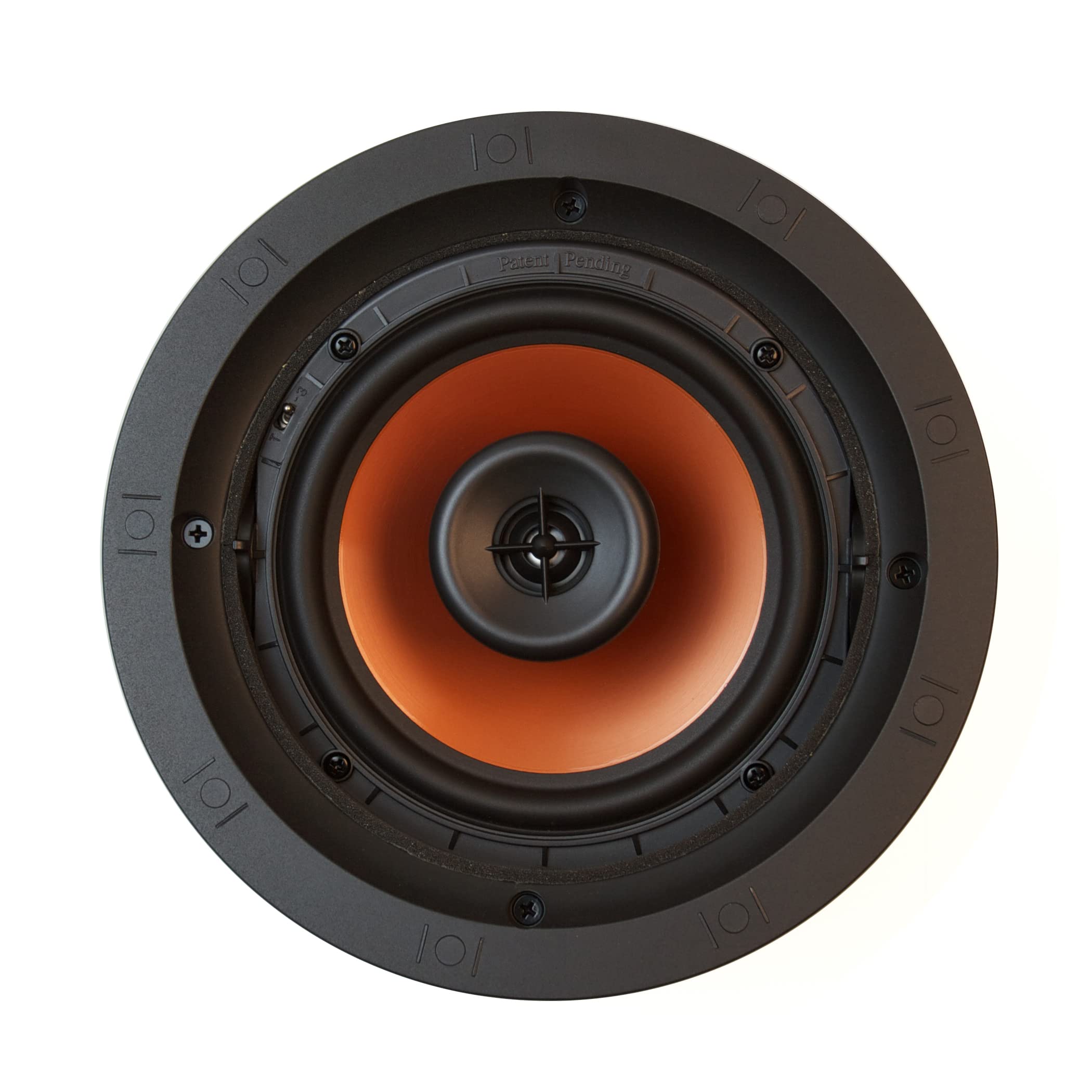 Klipsch CDT-3650-C II High Performance In-Ceiling Speakers (2-Pack) - Premium Home Theater & Custom Audio Installation for Living Room, Bedroom, or Office