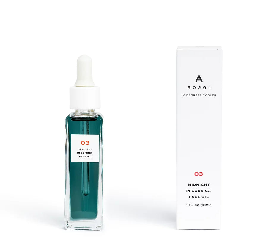 03 Midnight in Corsica Face Oil - Hydrating & Anti-Aging Facial Treatment for Dry Skin | Perfect for Nighttime Skincare Routine & Travel Essentials