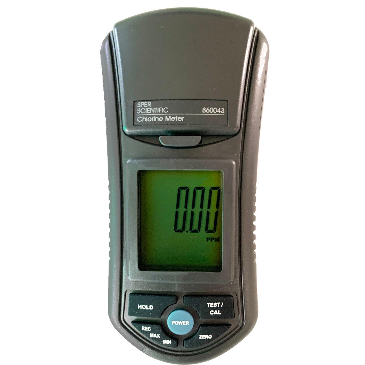 **Portable Digital Chlorine Meter for Water Testing - Large LCD Display | Pool, Spa, Aquarium & Drinking Water Quality Monitor**