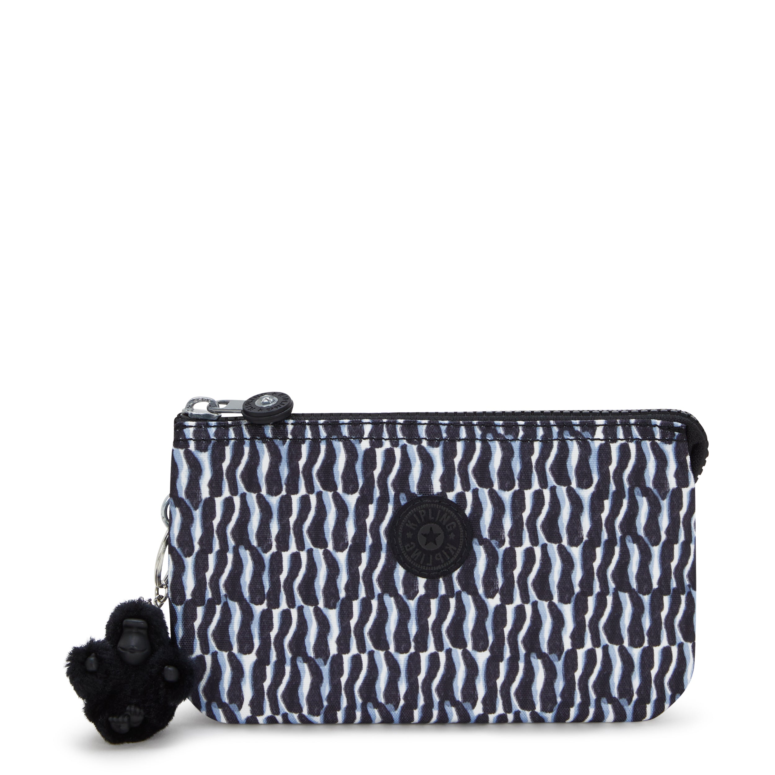 Kipling Creativity Large Printed Pouch - Stylish Travel Organizer for Makeup, Toiletries & Accessories | Perfect for Holidays, Beach Trips & Daily Use | Holiday Waves Design