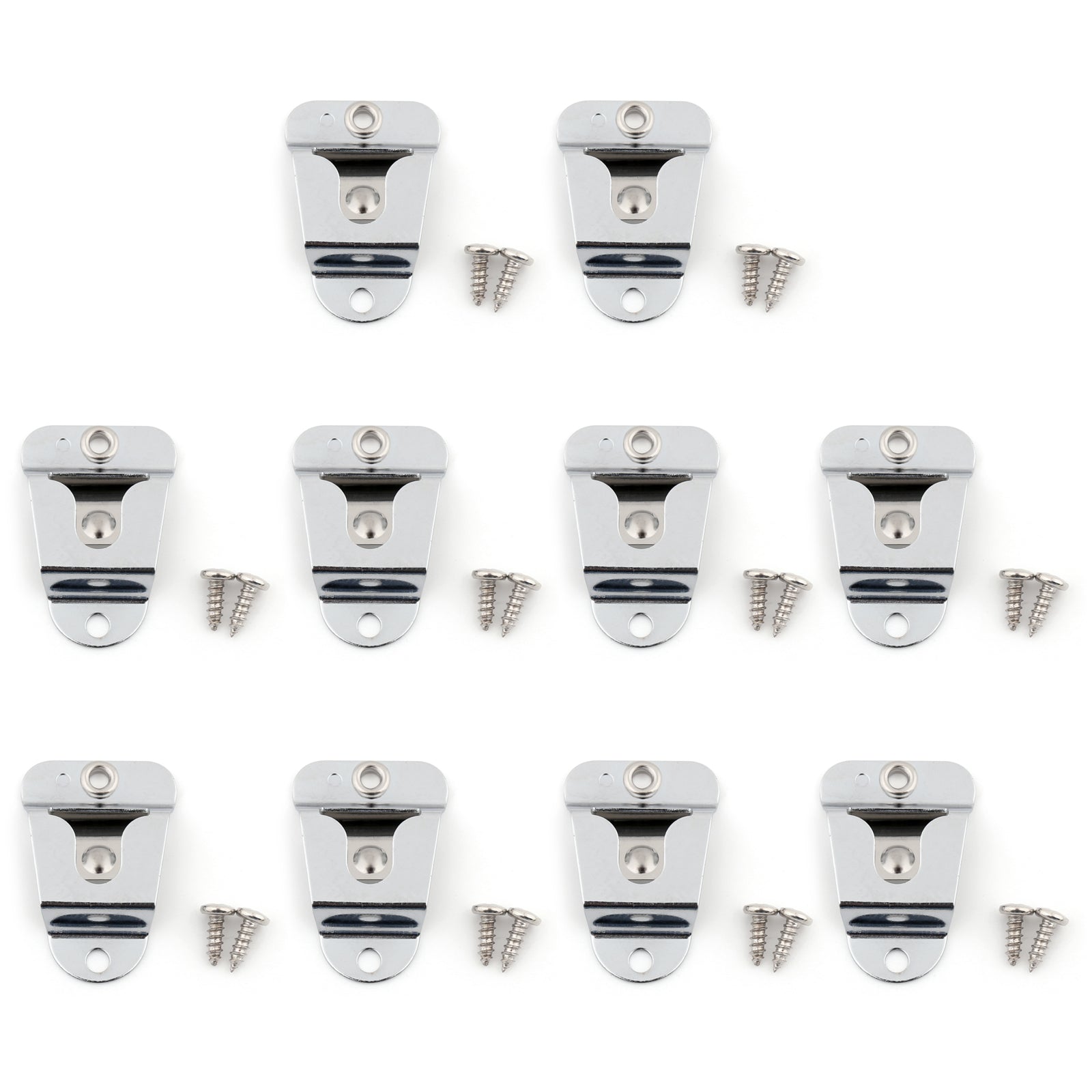10-Pack Mic Holder Hand Up Clip for CB Kenwood HLN9073 GM300/950/3688/3188 - Secure Microphone Mount for Truck, Car, and Radio Communication - Perfect for CB Radios, Ham Radios, and Two-Way Radios