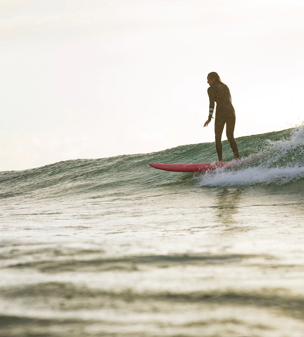 Funster Pine Lime Mini Mal Soft Top Surfboard for Beginners - Perfect for Small Waves & Beach Fun