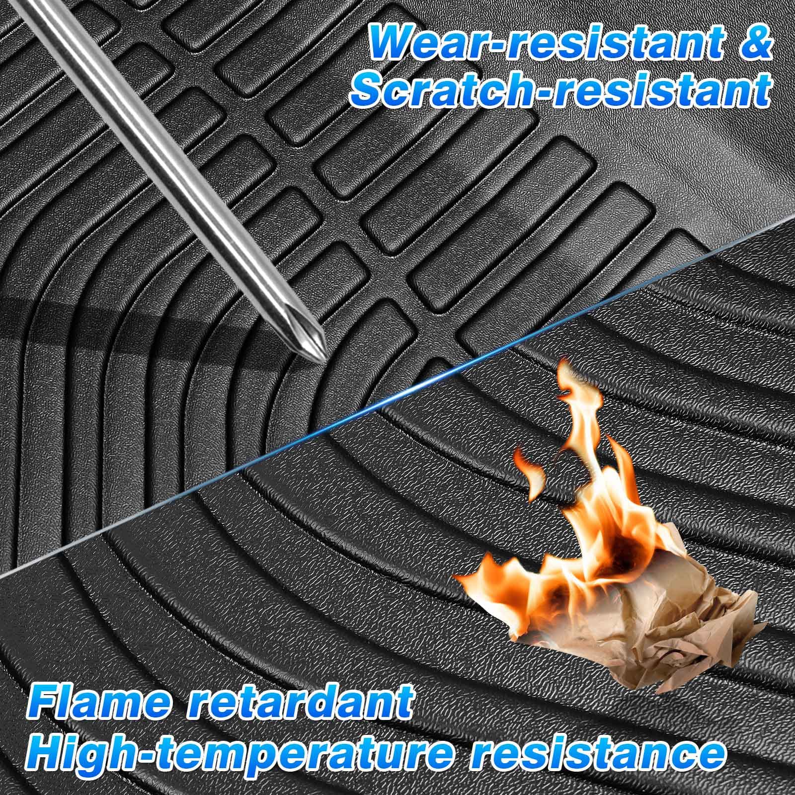 Custom Fit All-Weather Floor Mats for Toyota Corolla 2014-2019 Sedan (Automatic Transmission) | Durable Car Accessories | Perfect for Winter, Rainy Days & Daily Commute