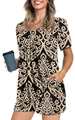 26-floral Khaki