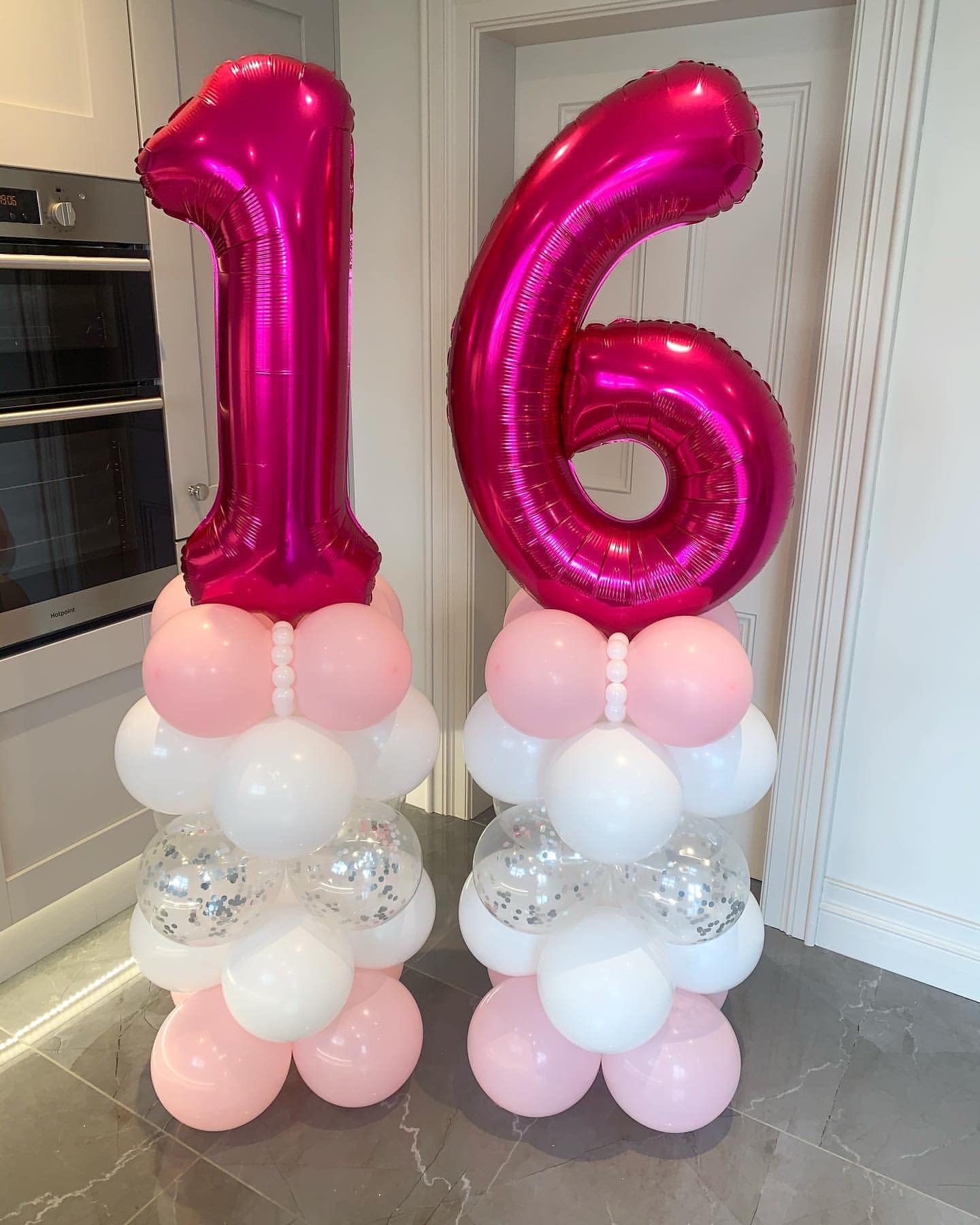 40 Inch Giant Hot Pink 14 Number Balloons - Jumbo Mylar Foil Helium Balloons for 14th Birthday, Anniversary & Party Decorations - Perfect for Birthday Parties, Baby Showers, Graduations & Special Events