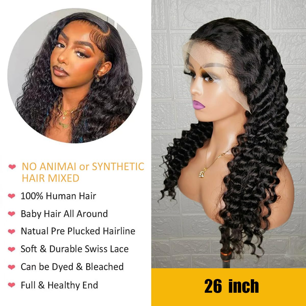 13x4 HD Transparent Lace Front Wigs 30