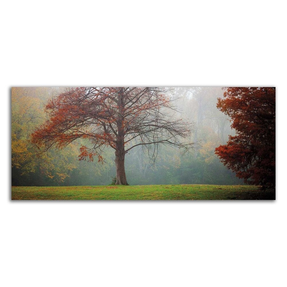 Katya Horner 'A Late Autumn Morning' Canvas Art Print - Ready to Hang Wall Decor for Living Room, Bedroom & Office