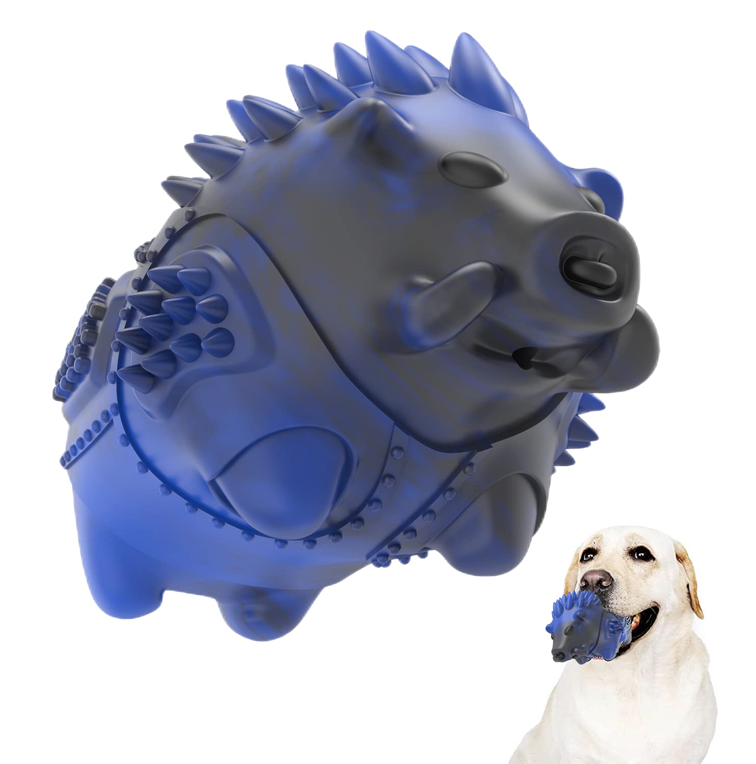 **Durable Natural Rubber Dog Toys for Aggressive Chewers - Heavy Duty Chew Toy for Large & Medium Dogs, Tough & Long-Lasting - Perfect for Super Chewers, Squeaky Fun for Playtime & Training**    *(Use Case: Ideal for aggressive chewers, teething puppies, interactive play, and training rewards – great for birthdays or everyday fun!)*