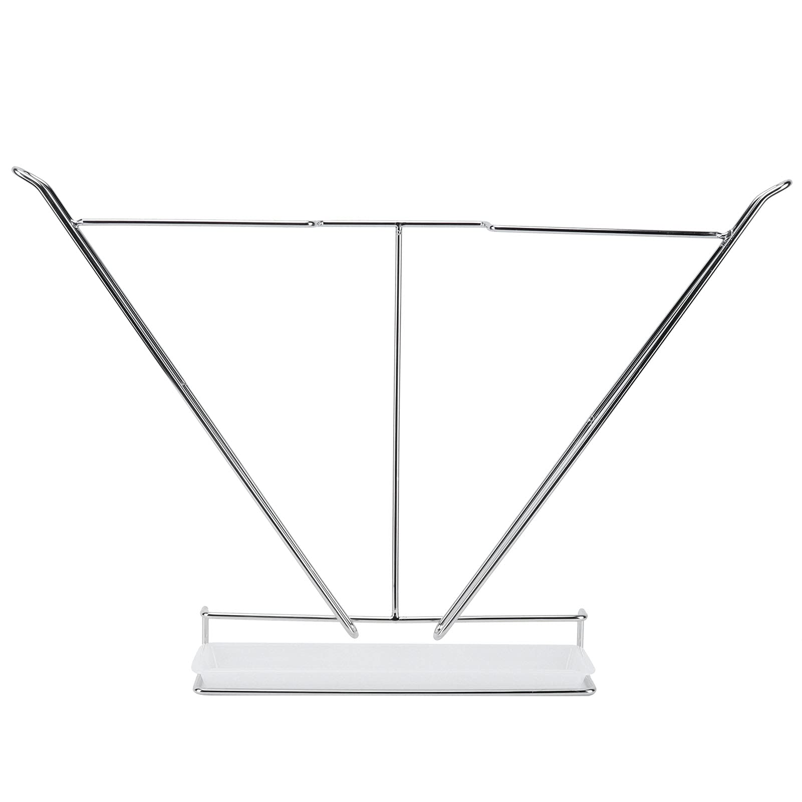 Wall-Mounted Pot Lid Rack with Drain Tray - No Punch Kitchen Organizer for Plate and Lid Storage, Space-Saving Home Kitchen Accessory for Efficient Cooking and Cleaning