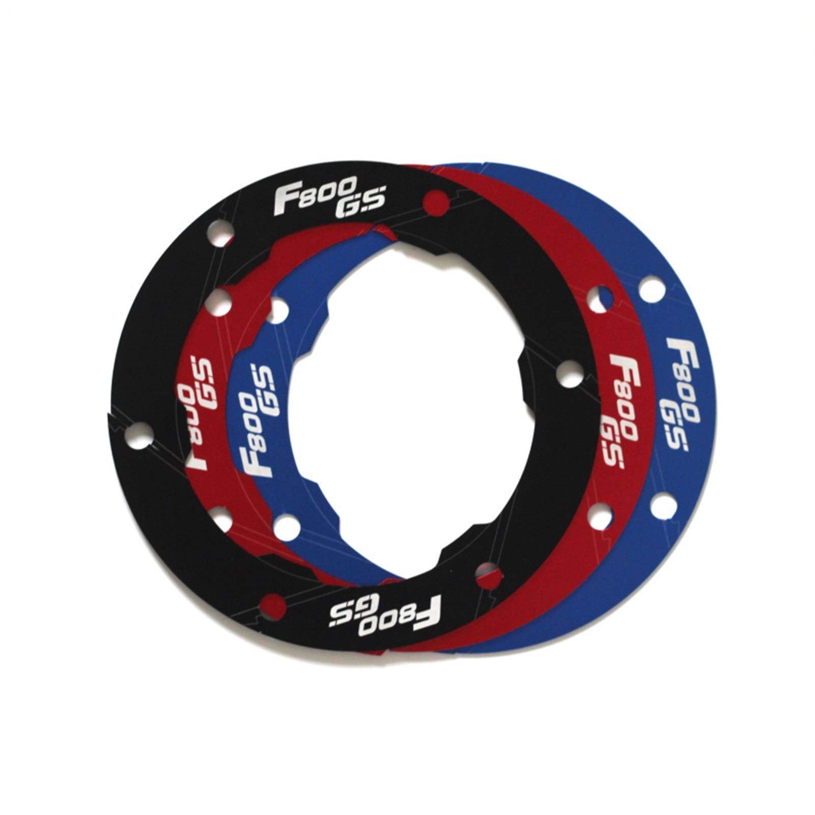 HIGHER MEN CNC Aluminum Motorcycle Transmission Belt Pulley Protective Cover - Compatible with BMW F800GS, F800GS Adventure - Durable & Strong Blue Motorcycle Accessories - Perfect for Off-Road Riding & Adventure Motorcycle Protection