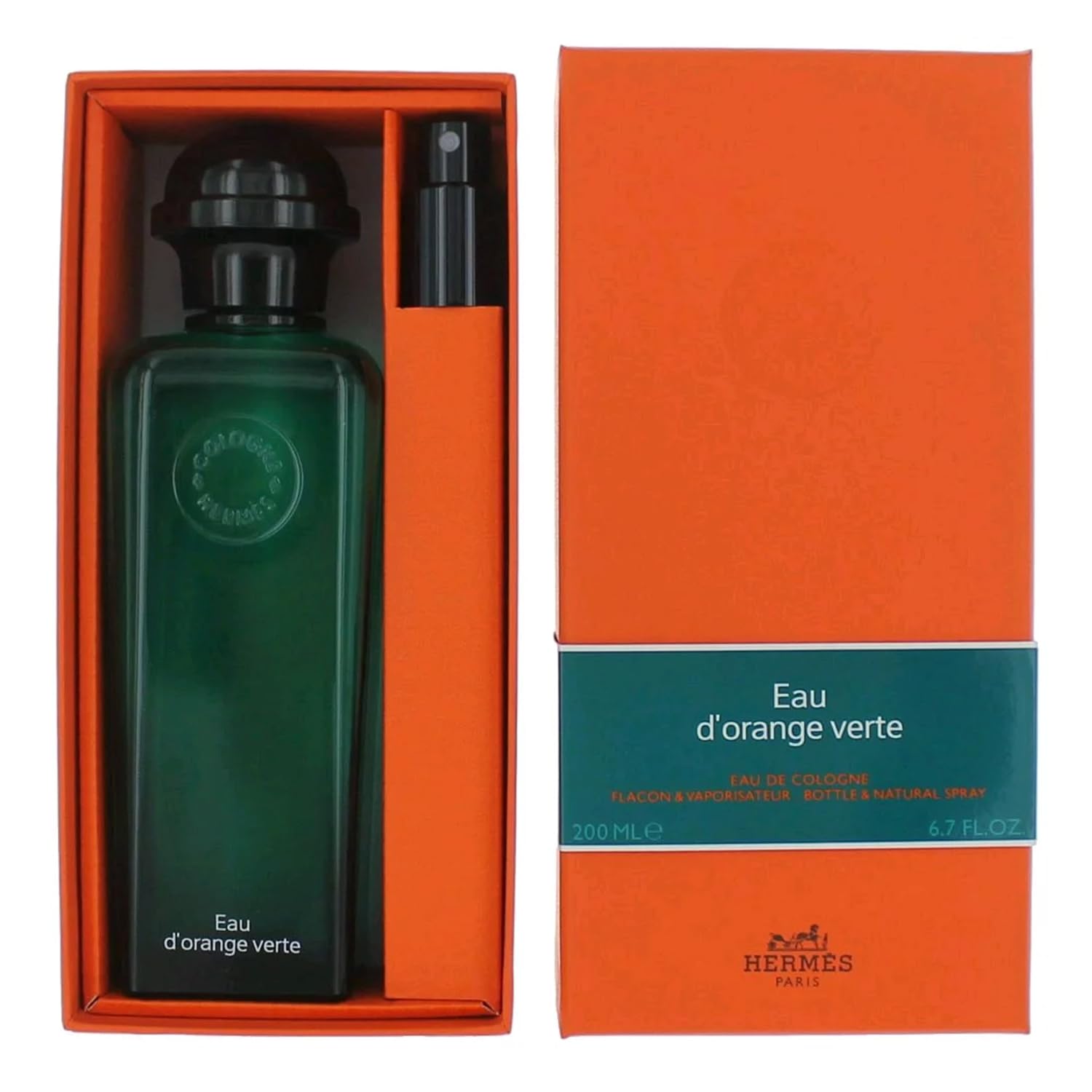 Hermes Eau D'Orange Verte Cologne for Men - 6.7 oz Fresh Citrus Aromatic Spray | Perfect for Daily Wear, Office & Special Occasions