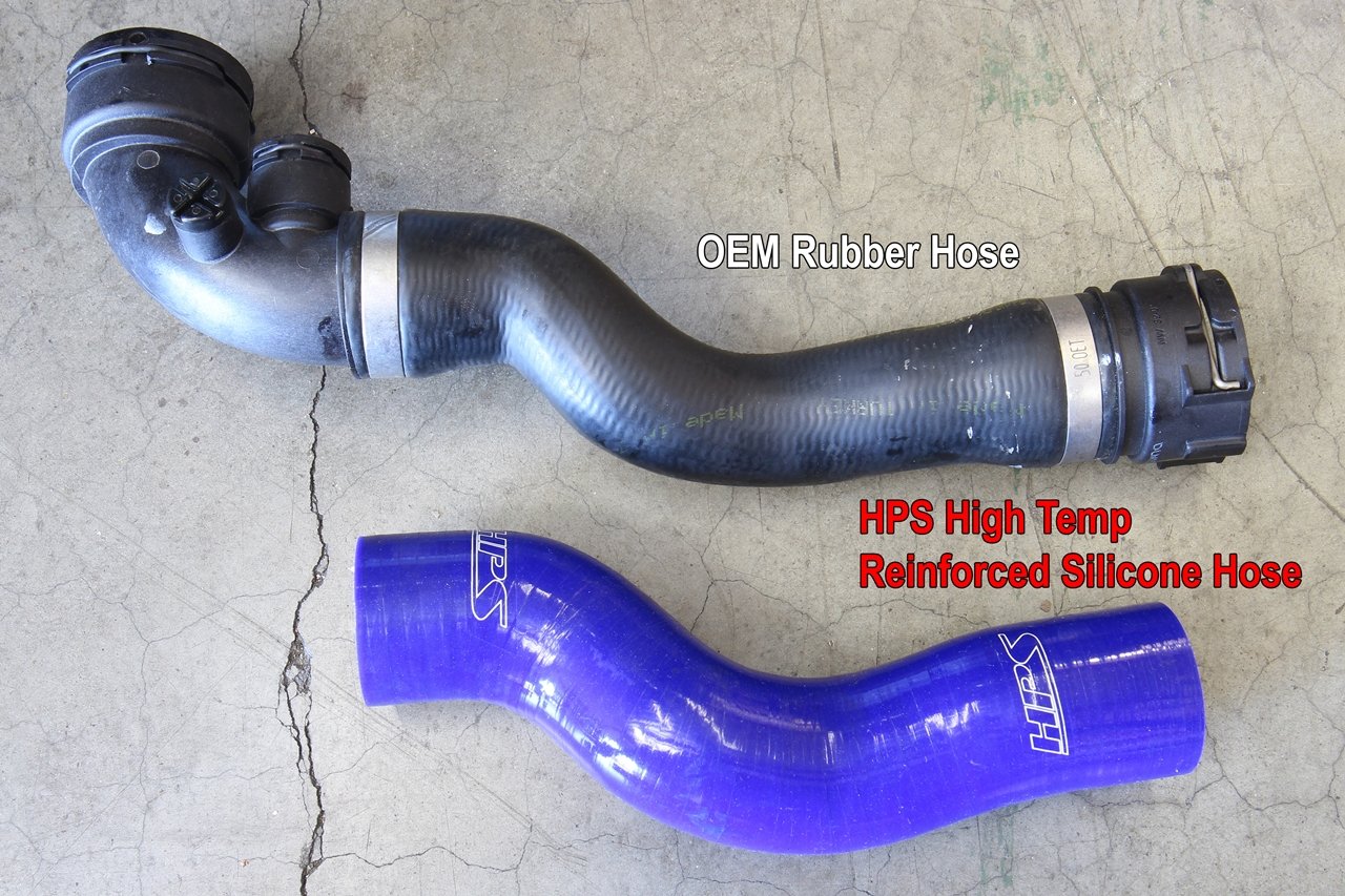HPS 57-1698-RED-6 Red Silicone Radiator Hose Kit - High Temperature Coolant Hose Replacement (1 Pack) - Perfect for Car Engine Cooling System & Performance Upgrades