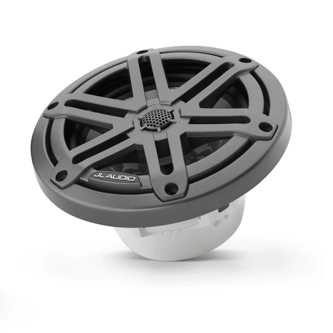 JL Audio M3 650X S Gm - 6.5 Inch 2-Way Marine Speakers with Sport Gunmetal Finish - Premium Waterproof Boat Audio System for Boating, Yachting & Outdoor Adventures