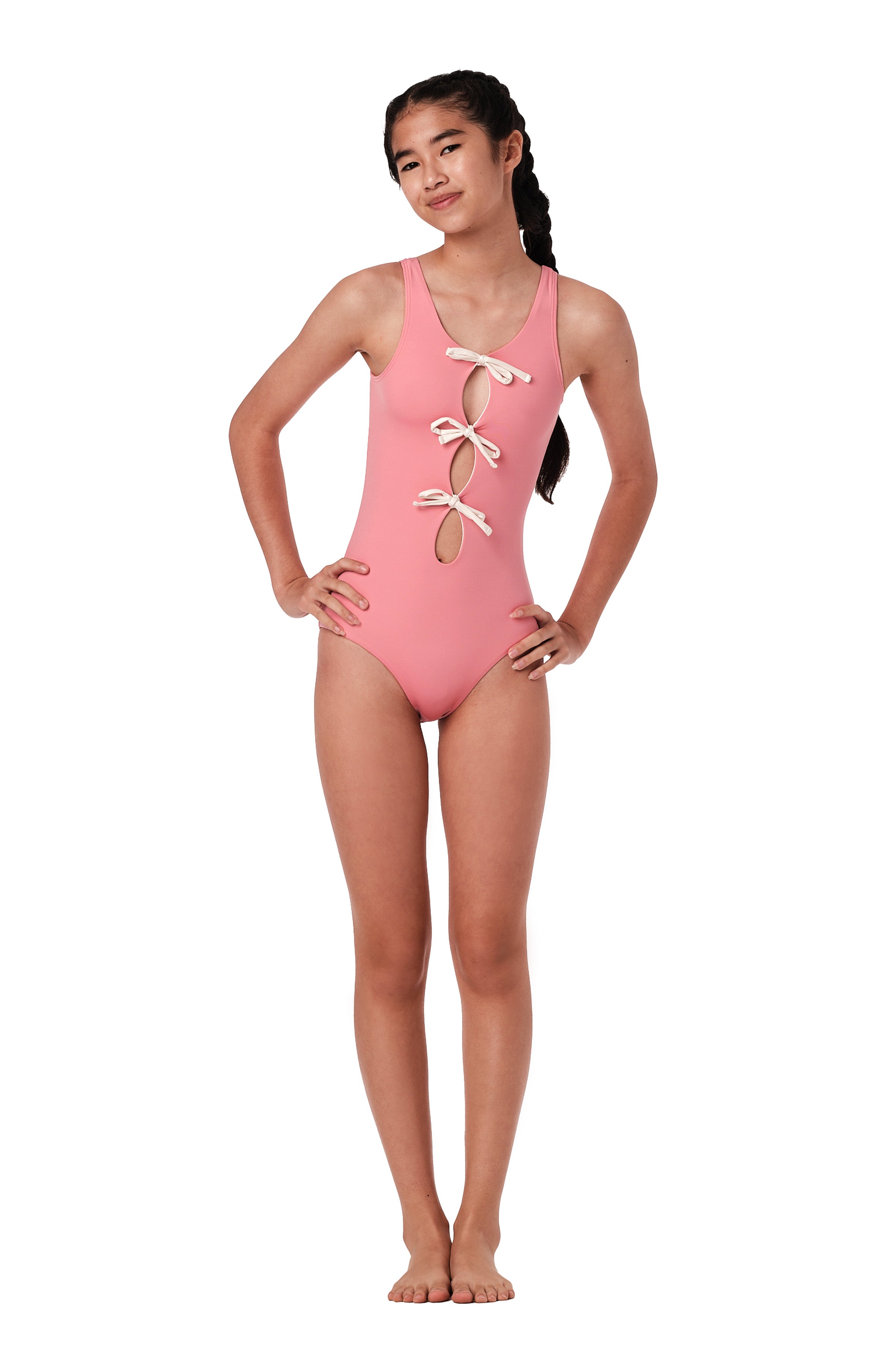 Tiny Tie Blush One Piece Baby Romper - Soft Cotton Infant Bodysuit for Newborns & Toddlers - Perfect for Family Photos, Parties & Everyday Wear