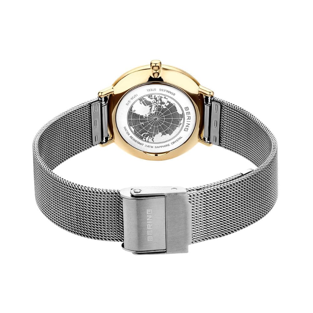Bering Ultra Slim Silver Dial Women's Watch with Milanese Strap 15729-010 - Elegant Timepiece for Office, Party & Everyday Wear