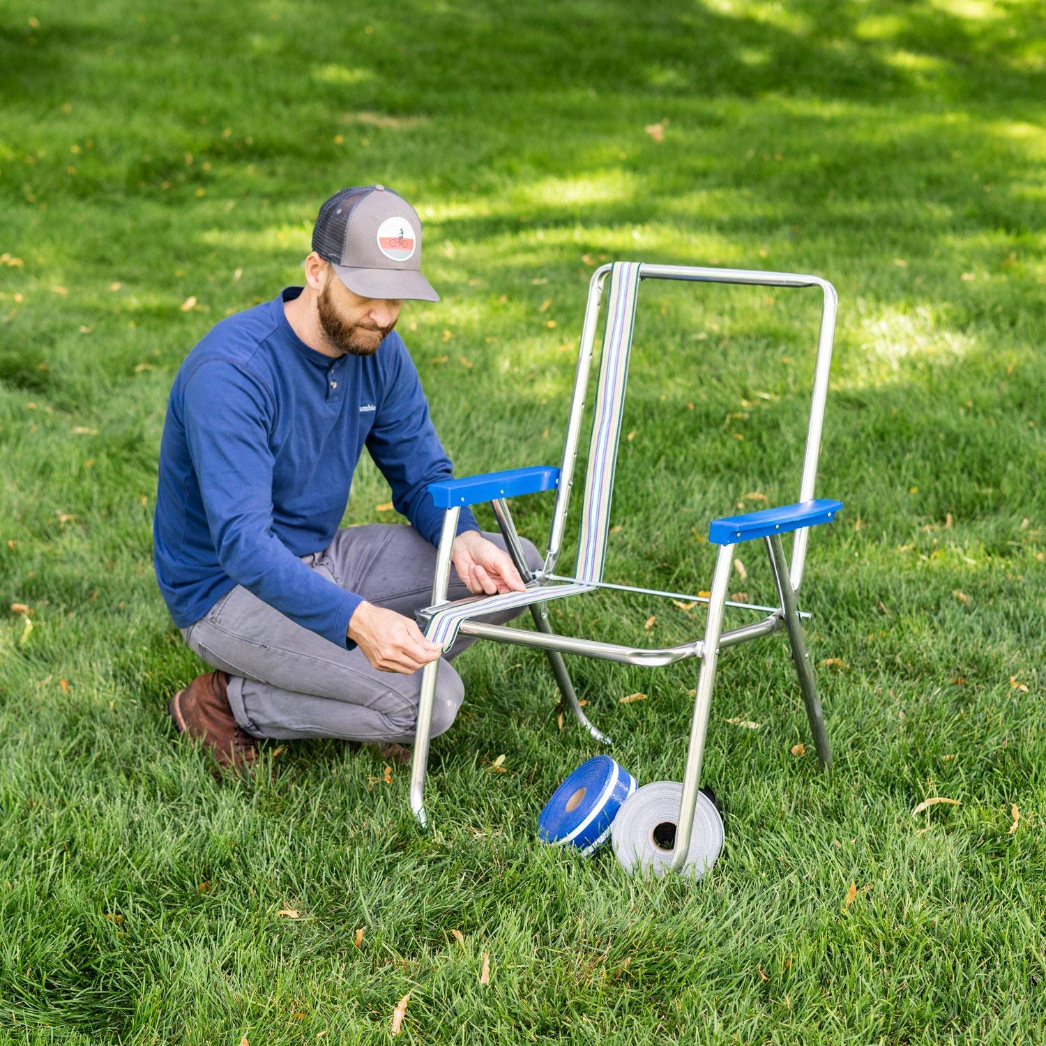 Premium Replacement Lawn Chair Webbing - 2 1/4