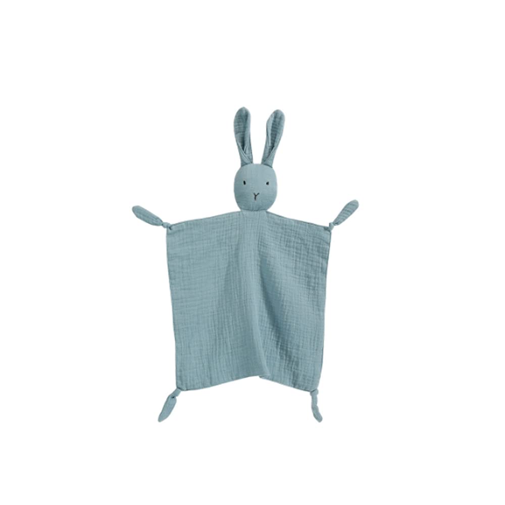Soft Baby Security Blanket & Lovey - Unisex Rabbit Stuffed Animal Snuggle Toy for Newborn Boys & Girls | Perfect Baby Shower Gift & Comfort Blanket for Naptime, Travel & Cuddling