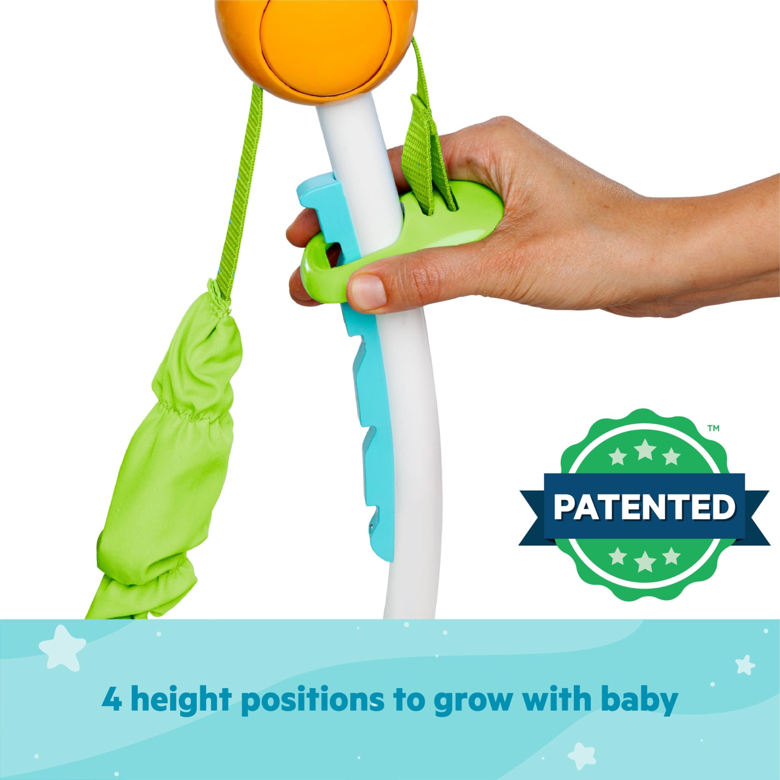 Bright Starts Disney Baby Finding Nemo Sea of Activities Jumper - Interactive Baby Activity Center with Lights, Music & Sounds for Infants 6-12 Months (Blue) - Perfect for Playtime, Learning & Motor Skill Development