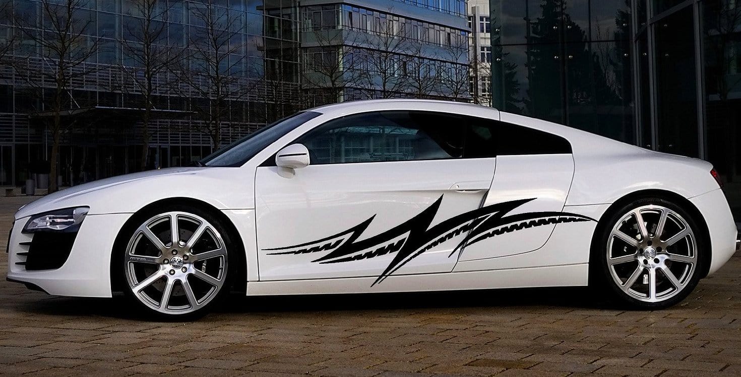 Tribal Noise Vinyl Cut Car Decals - Premium Automotive Stickers for Windows & Body - Perfect for Customizing Cars, Trucks & Motorcycles