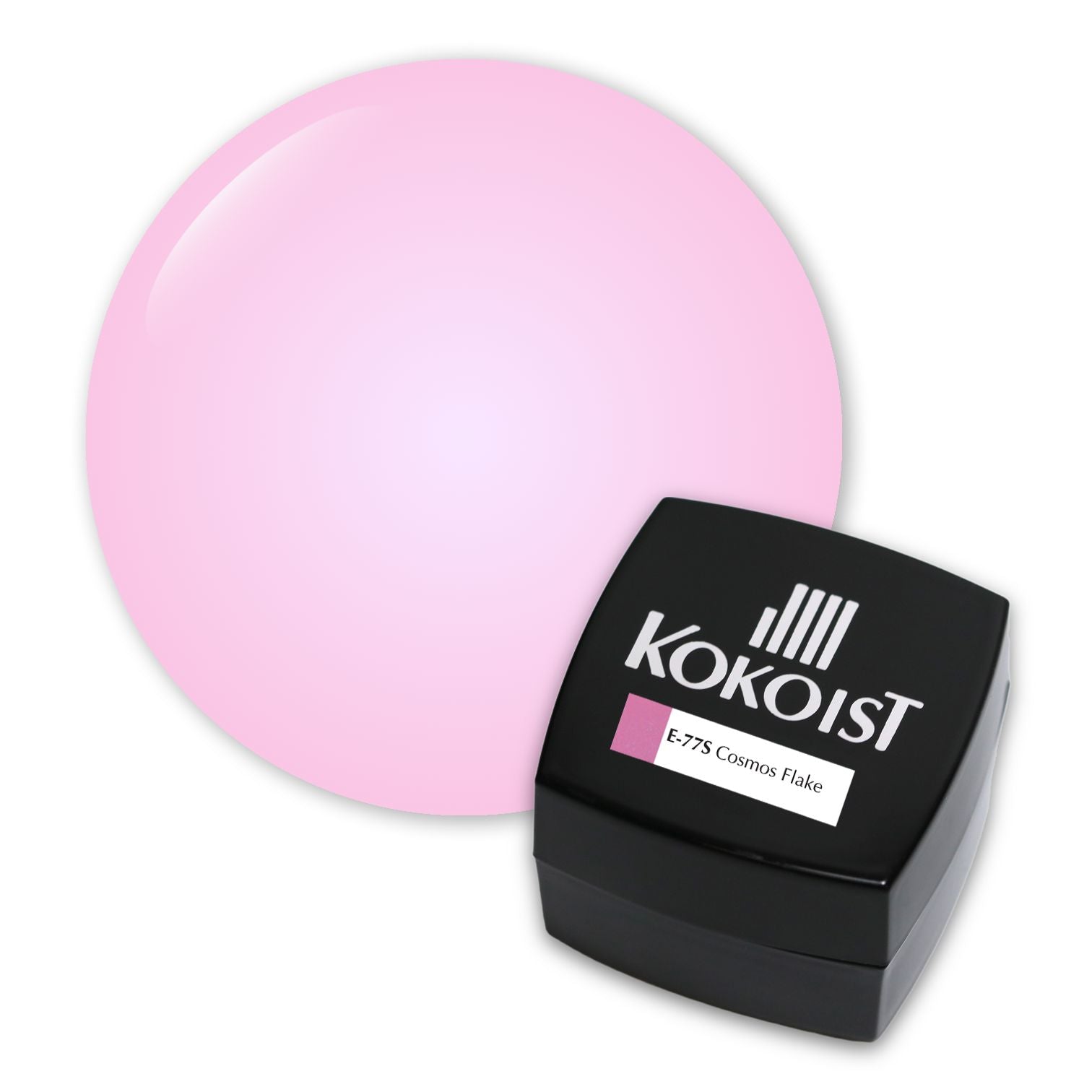 Kokoist E 77S Cosmos Flake Gel Polish - Long Lasting Nail Polish for Professional Salon & Home Manicure - Perfect for Special Occasions & Everyday Wear