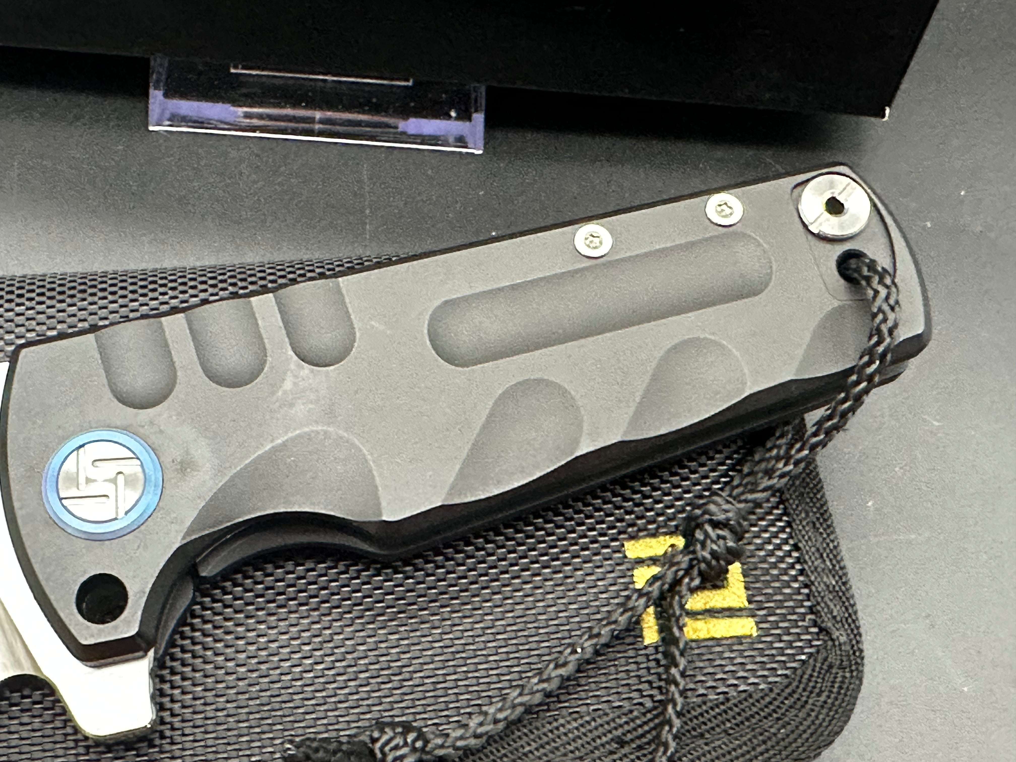 Artisan Cutlery Proponent Folding Knife - Black Titanium Handle with Premium S35VN Steel Blade - EDC, Outdoor Survival & Tactical Gear