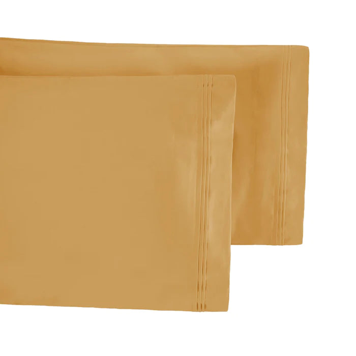 Premium 650 Thread Count Egyptian Cotton Pillowcase Set - Ultra Soft & Breathable for a Luxurious Sleep Experience | Perfect for Bedroom, Hotel, or Gift