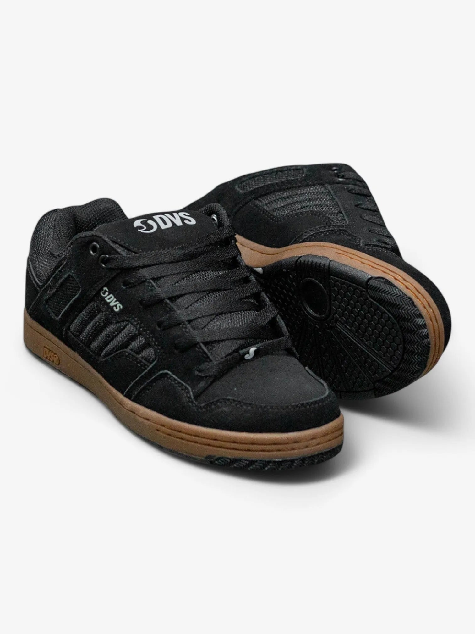 DVS Enduro 125 Skate Shoes - Black & Brown Colorway - Men's High-Performance Skateboarding Sneakers for Street Style & Extreme Sports