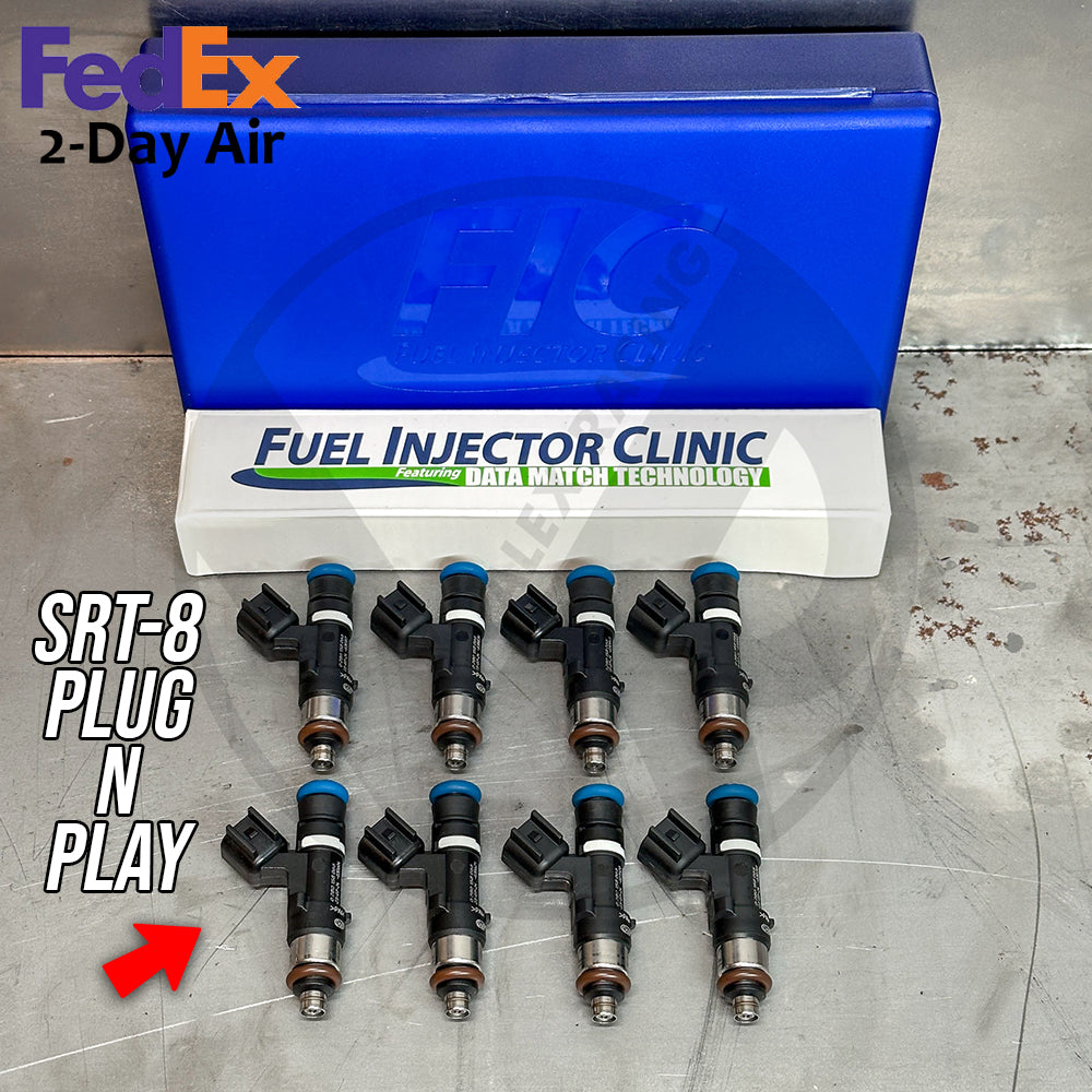 650cc FIC Fuel Injector Clinic High Impedance Fuel Injectors for Dodge Hemi SRT8 - Performance Upgrade for Racing & Street Tuning Applications