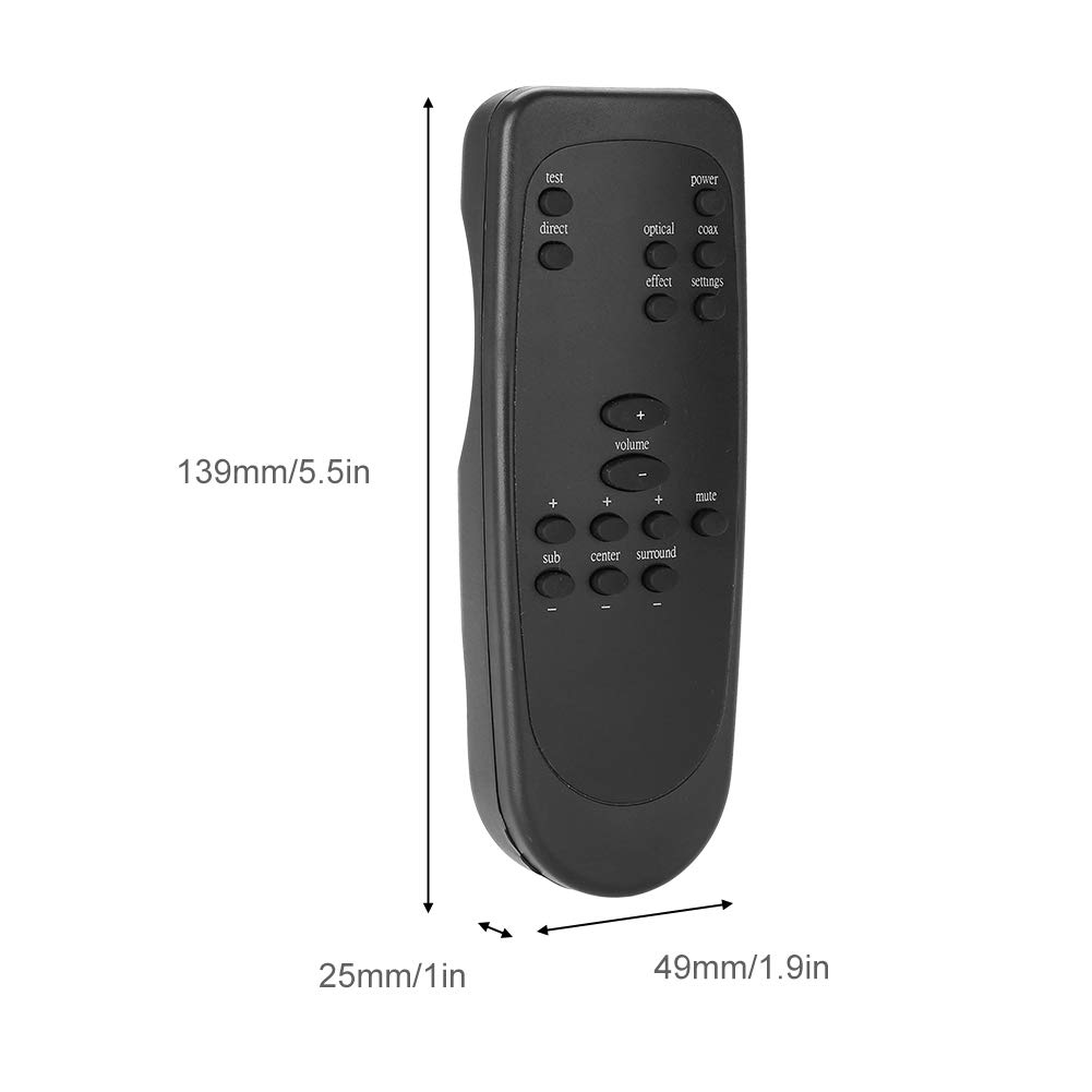 Logitech Z-5500 Z-680 Z-5400 Z-5450 Replacement Remote Control for Computer Speakers - Perfect for Home Theater, Gaming & PC Audio Systems
